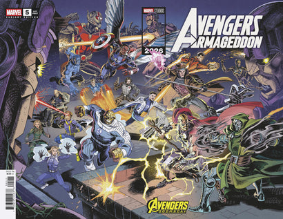 AVENGERS: ARMAGEDDON #5 TBD ARTIST MARVEL STUDIOS AVENGERS: DOOMSDAY VARIANT