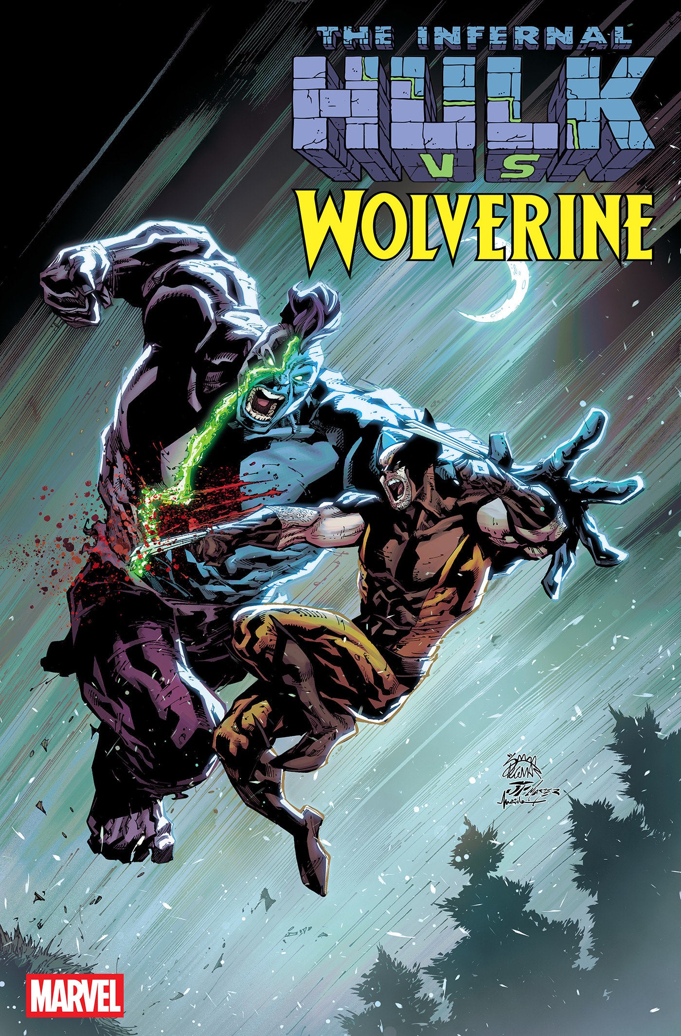 INFERNAL HULK VS. WOLVERINE #1 RYAN STEGMAN VARIANT
