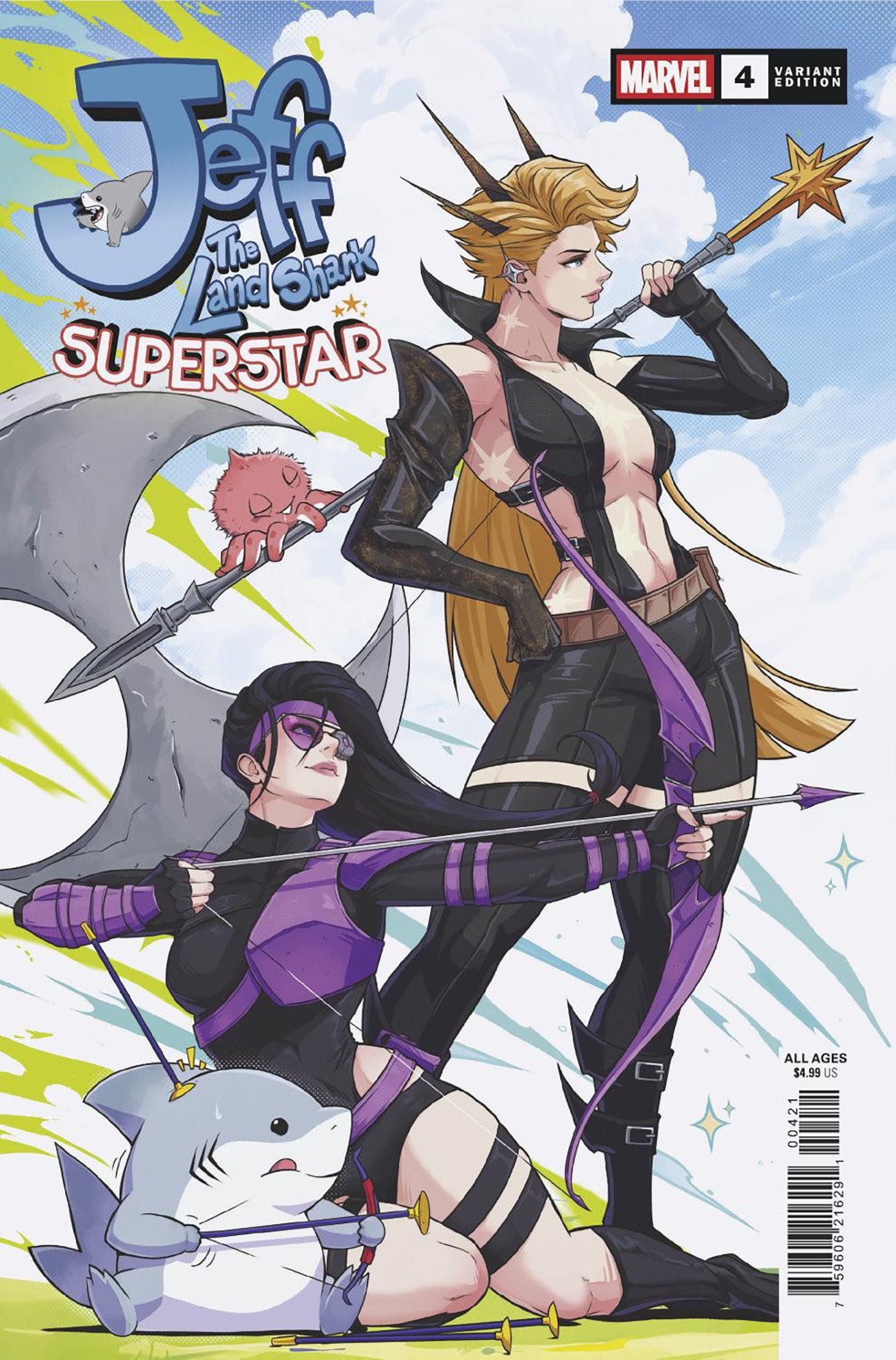 JEFF THE LAND SHARK: SUPERSTAR #4 JHONY CABALLERO VARIANT