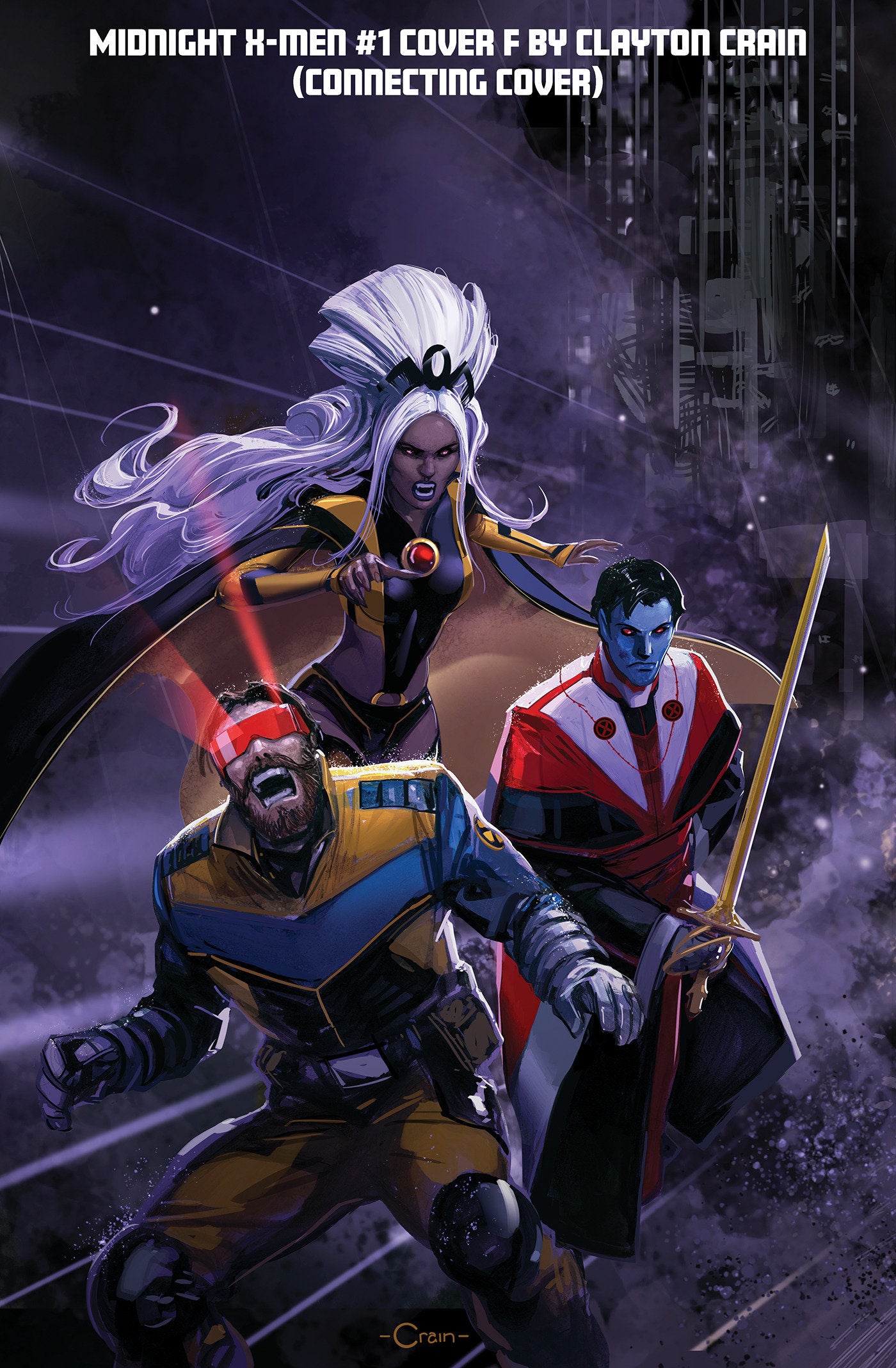 MIDNIGHT X-MEN #1 COVER F CLAYTON CRAIN 3-PART CONNECTING VARIANT