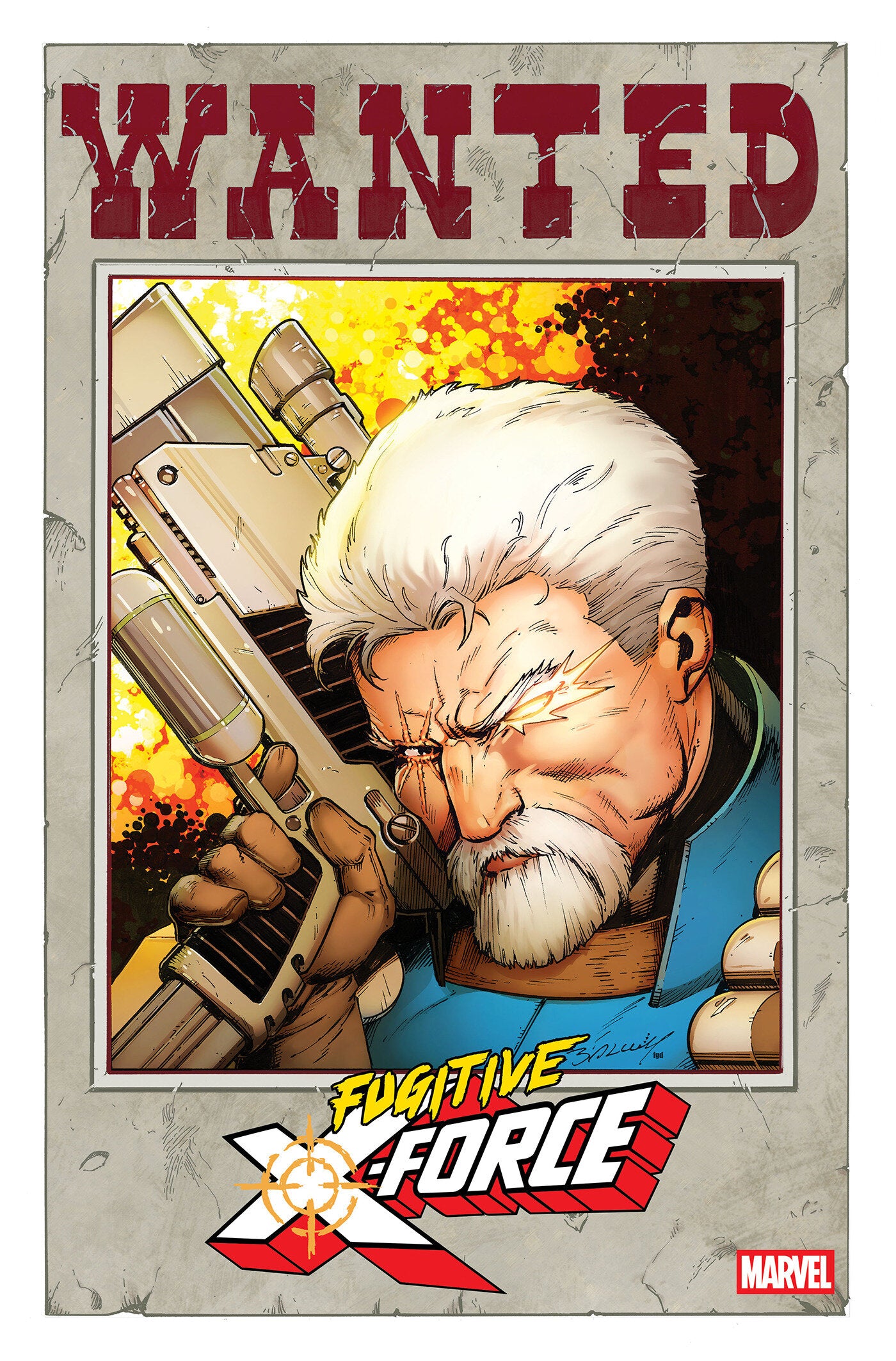 FUGITIVE X-FORCE #2 COVER B MARK BAGLEY WANTED VARIANT