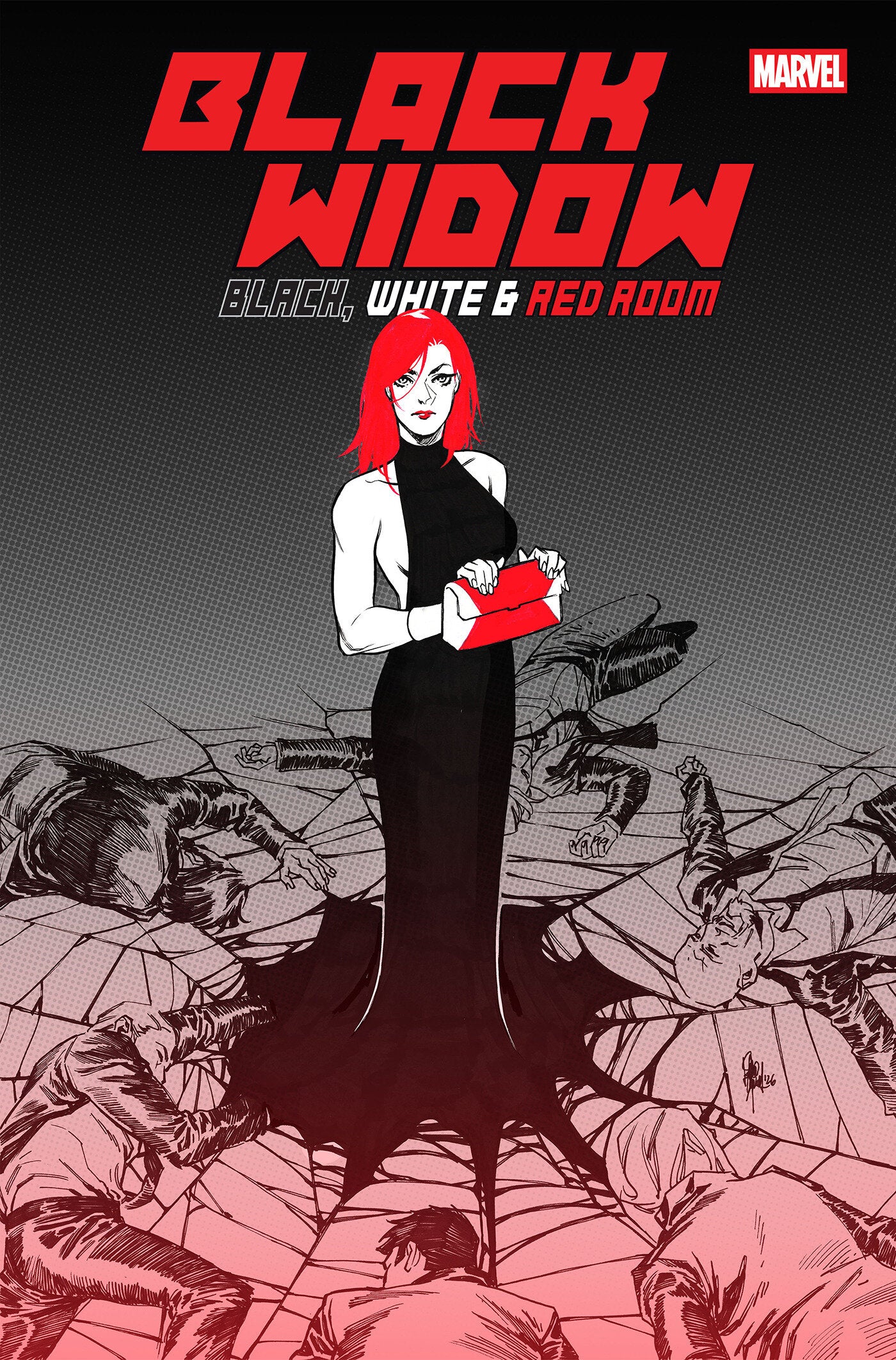 BLACK WIDOW: BLACK, WHITE & RED ROOM #2 COVER A