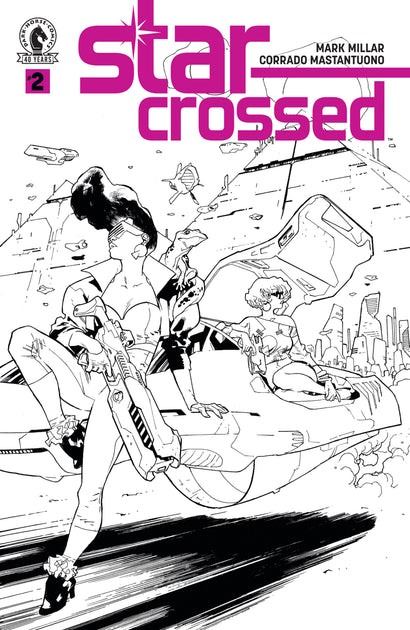 STAR-CROSSED #2 CVR B B&W STUART IMMONEN