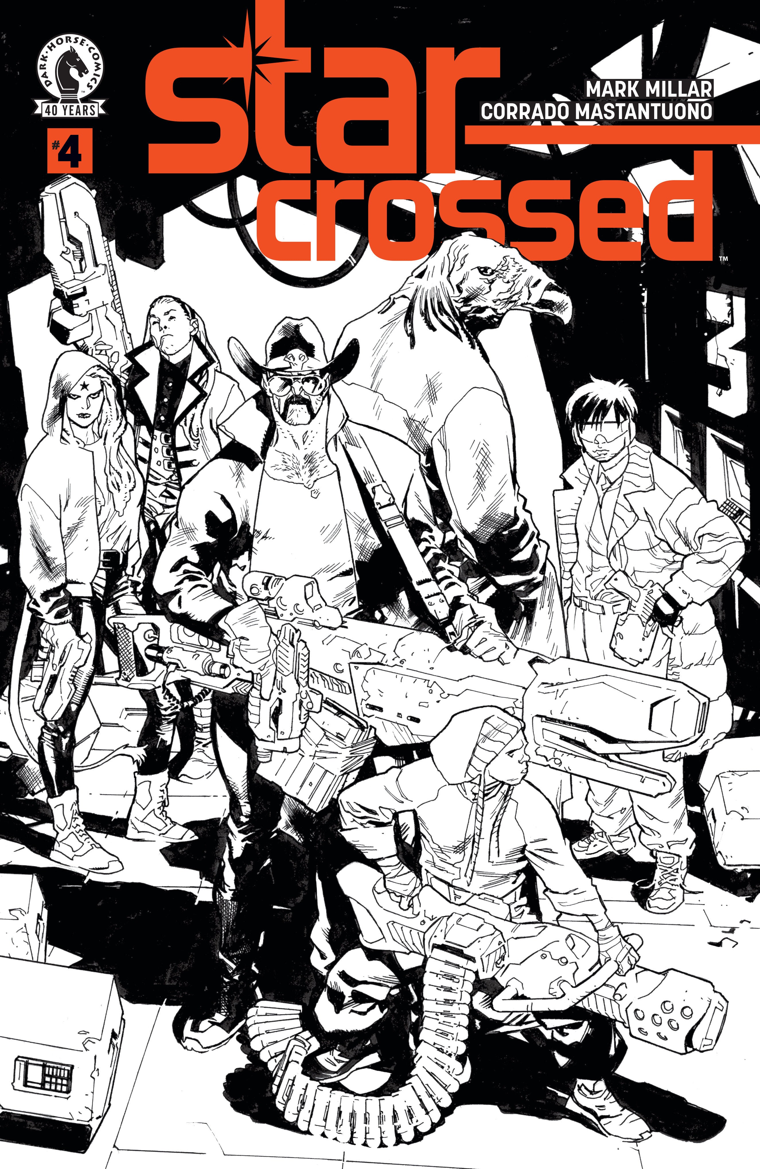 STAR-CROSSED #4 (CVR B) (B&W) (STUART IMMONEN)