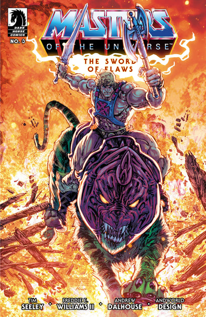 HE-MAN AND THE MASTERS OF THE UNIVERSE #3: THE SWORD OF FLAWS PART 3 COVER A FREDDIE E. WILLIAMS II