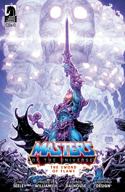 HE-MAN AND THE MASTERS OF THE UNIVERSE #4: THE SWORD OF FLAWS PART 4 COVER A FREDDIE E. WILLIAMS II