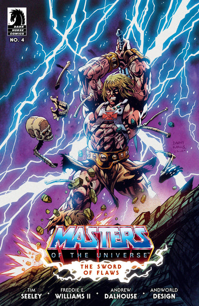 HE-MAN AND THE MASTERS OF THE UNIVERSE: THE SWORD OF FLAWS PART 4 COVER B DAN EARLS
