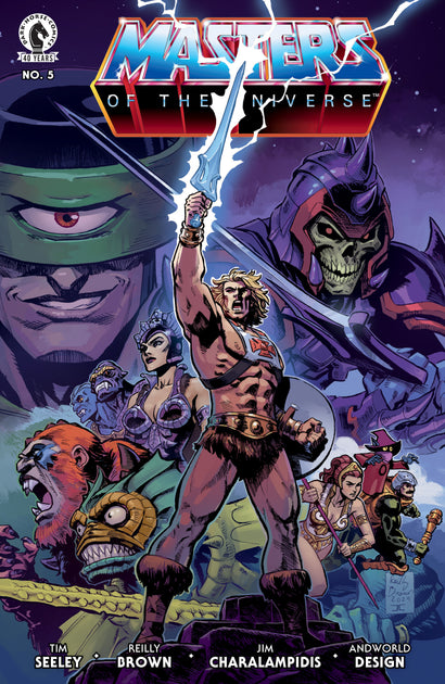 HE-MAN AND THE MASTERS OF THE UNIVERSE #5 COVER A REILLY BROWN