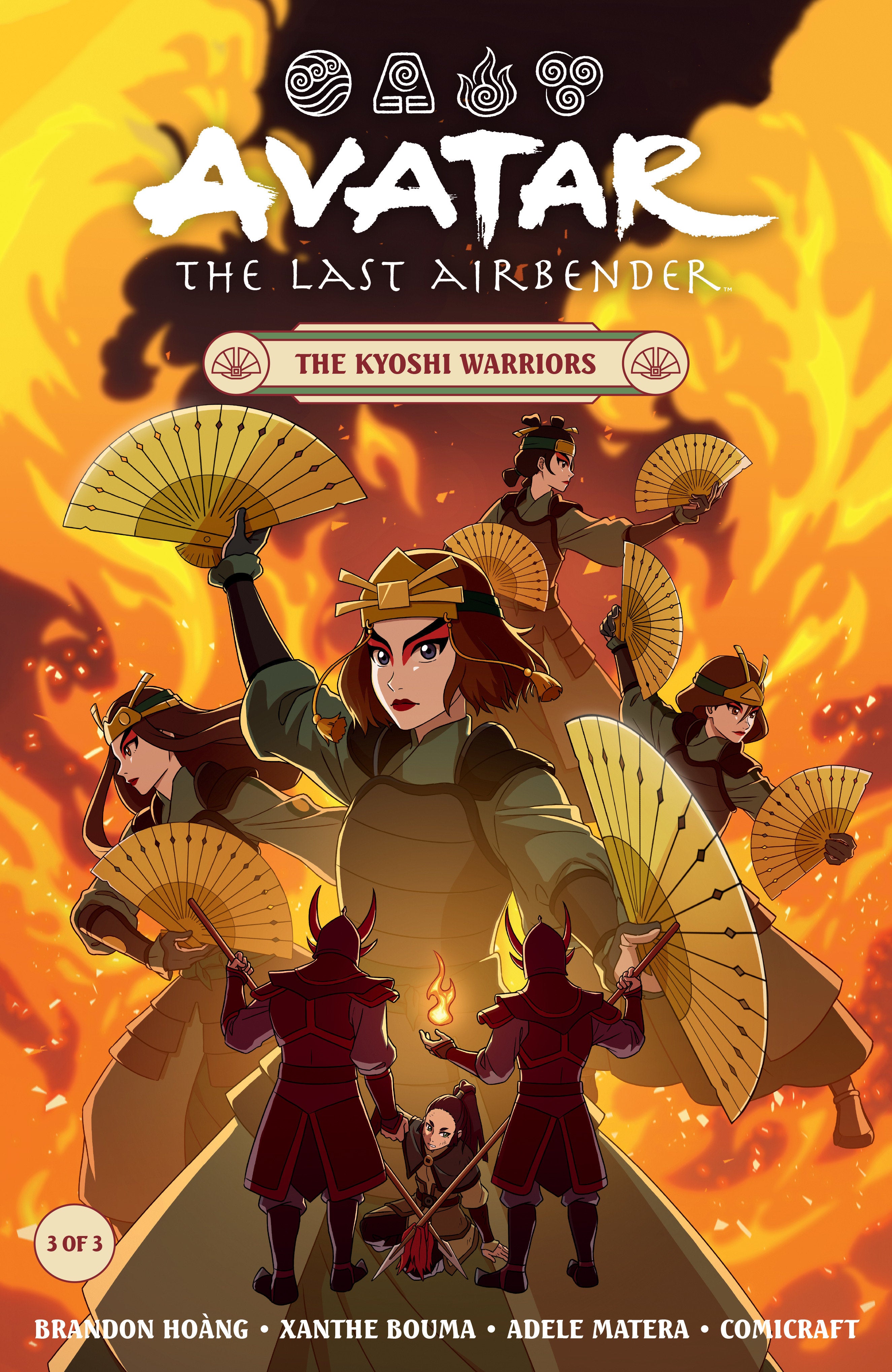 AVATAR: THE LAST AIRBENDER--THE KYOSHI WARRIORS #3 COVER A DANIELLE WEIRES