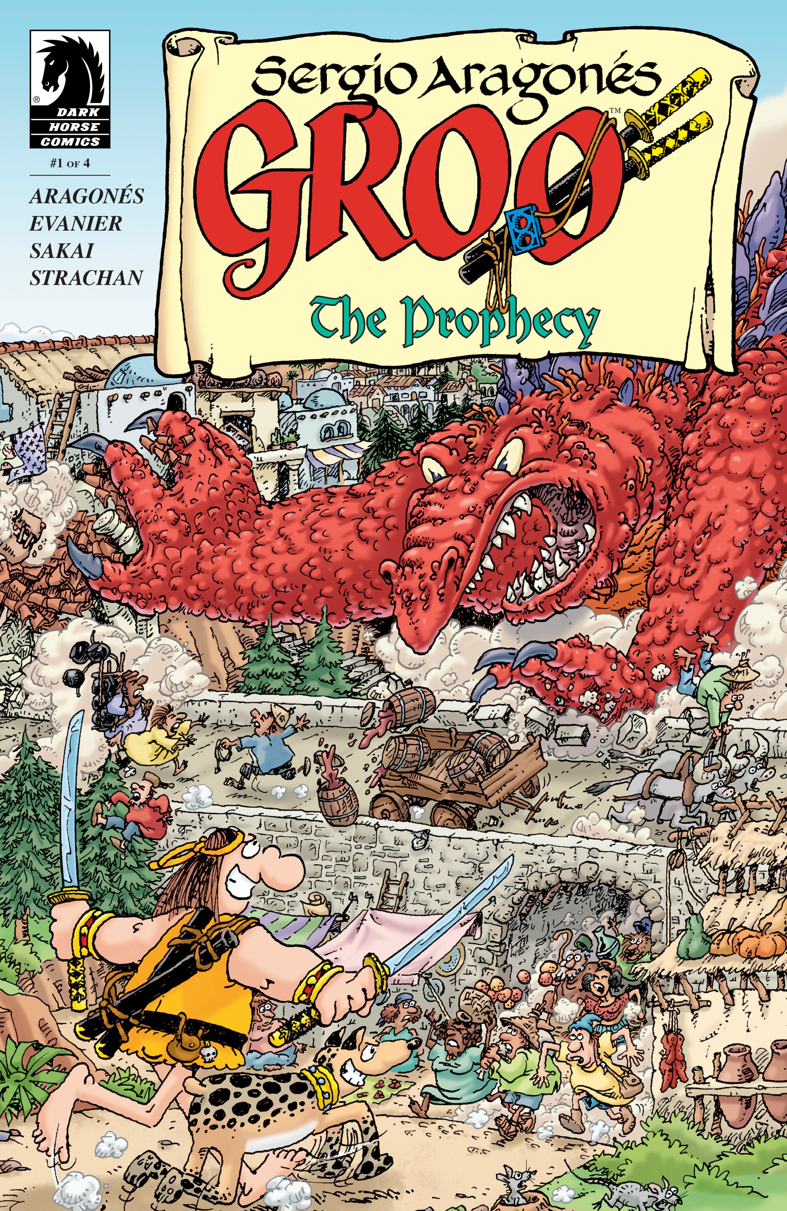 GROO: THE PROPHECY #1 COVER A SERGIO ARAGONÉS
