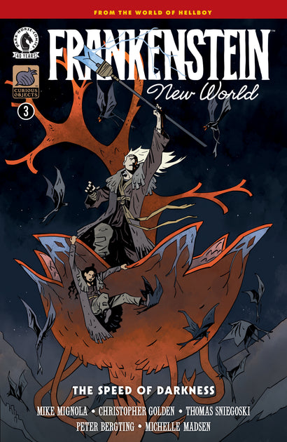 FRANKENSTEIN: NEW WORLD--THE SPEED OF DARKNESS #3 COVER A PETER BERGTING