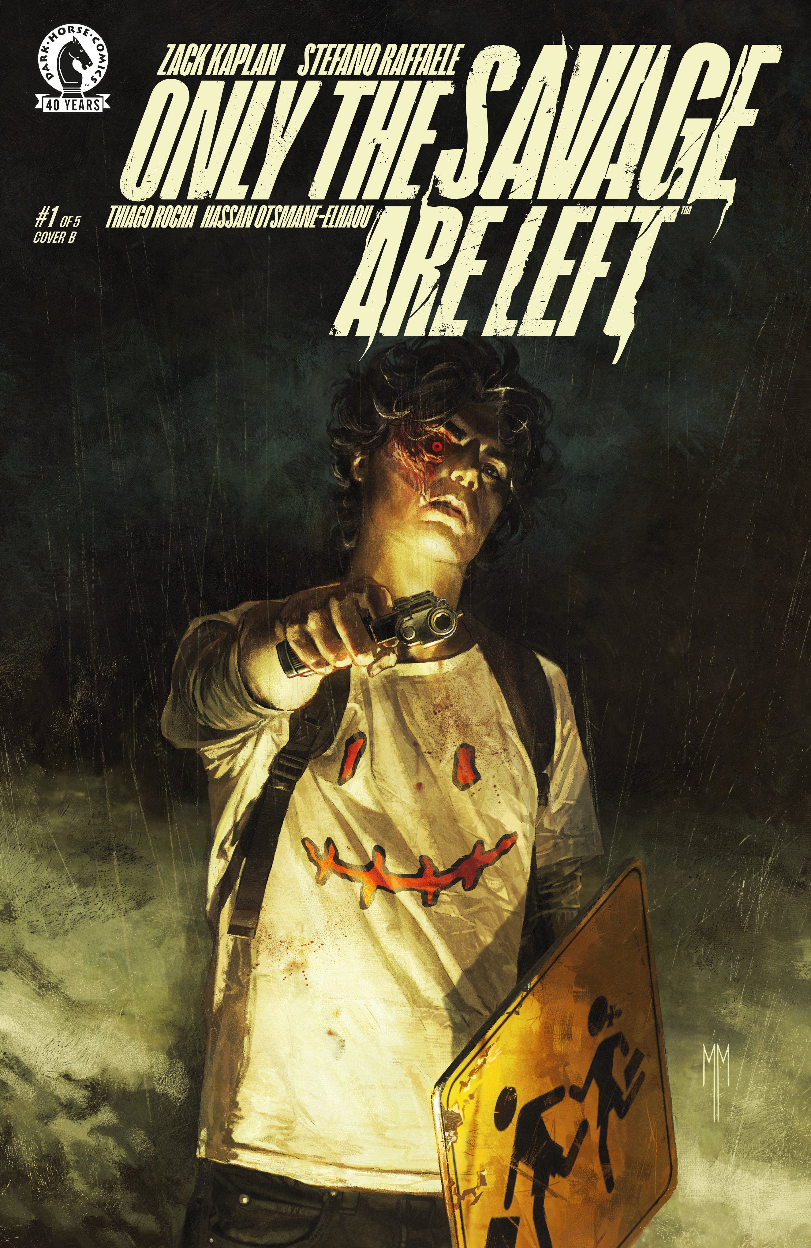 ONLY THE SAVAGE ARE LEFT #1 COVER B MARCO MASTRAZZO