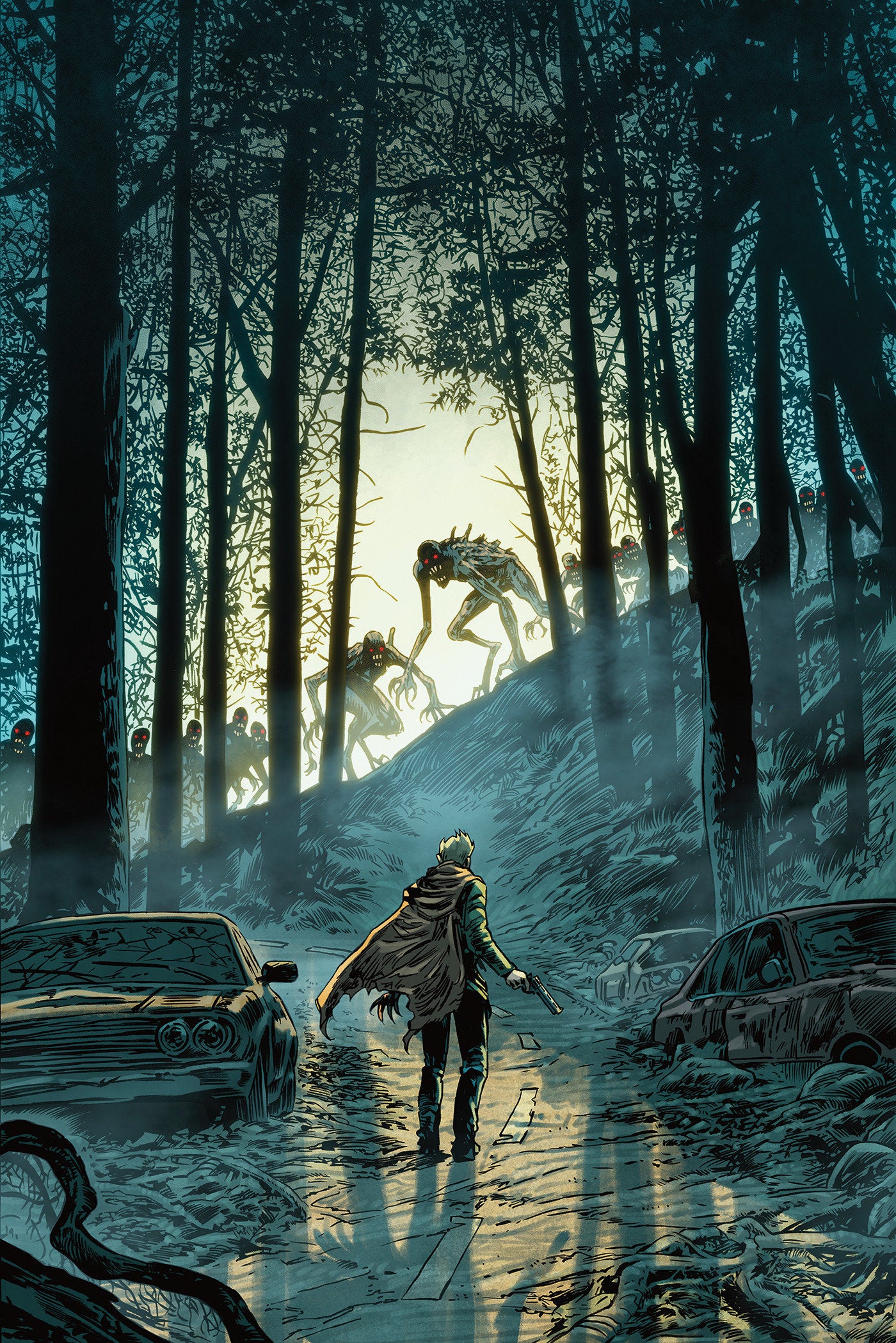 ONLY THE SAVAGE ARE LEFT #2 COVER A STEFANO RAFFAEL