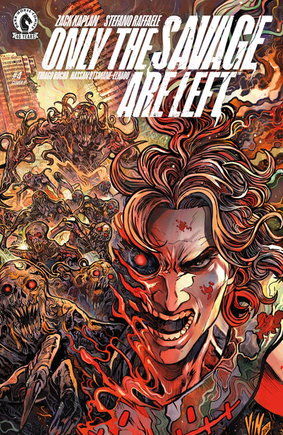 ONLY THE SAVAGE ARE LEFT #4 (CVR B) (VINCENZO RICCARDI)
