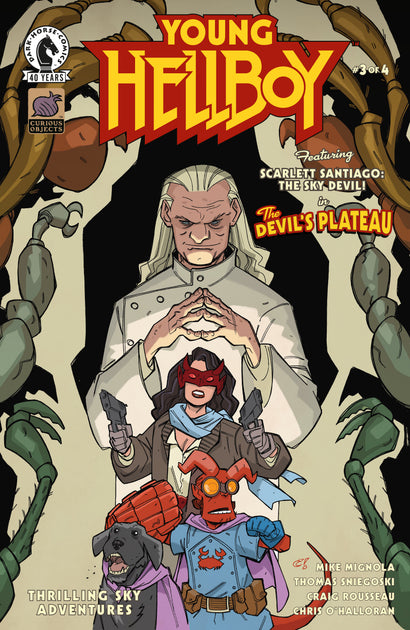 YOUNG HELLBOY: THRILLING SKY ADVENTURES #3 CVR A CRAIG ROUSSEAU
