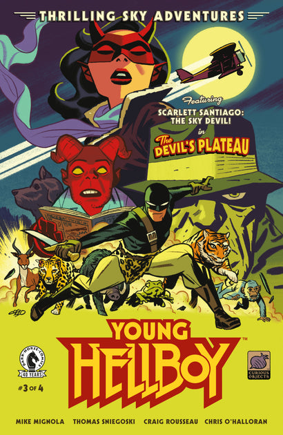 YOUNG HELLBOY: THRILLING SKY ADVENTURES #3 CVR B MICHAEL CHO