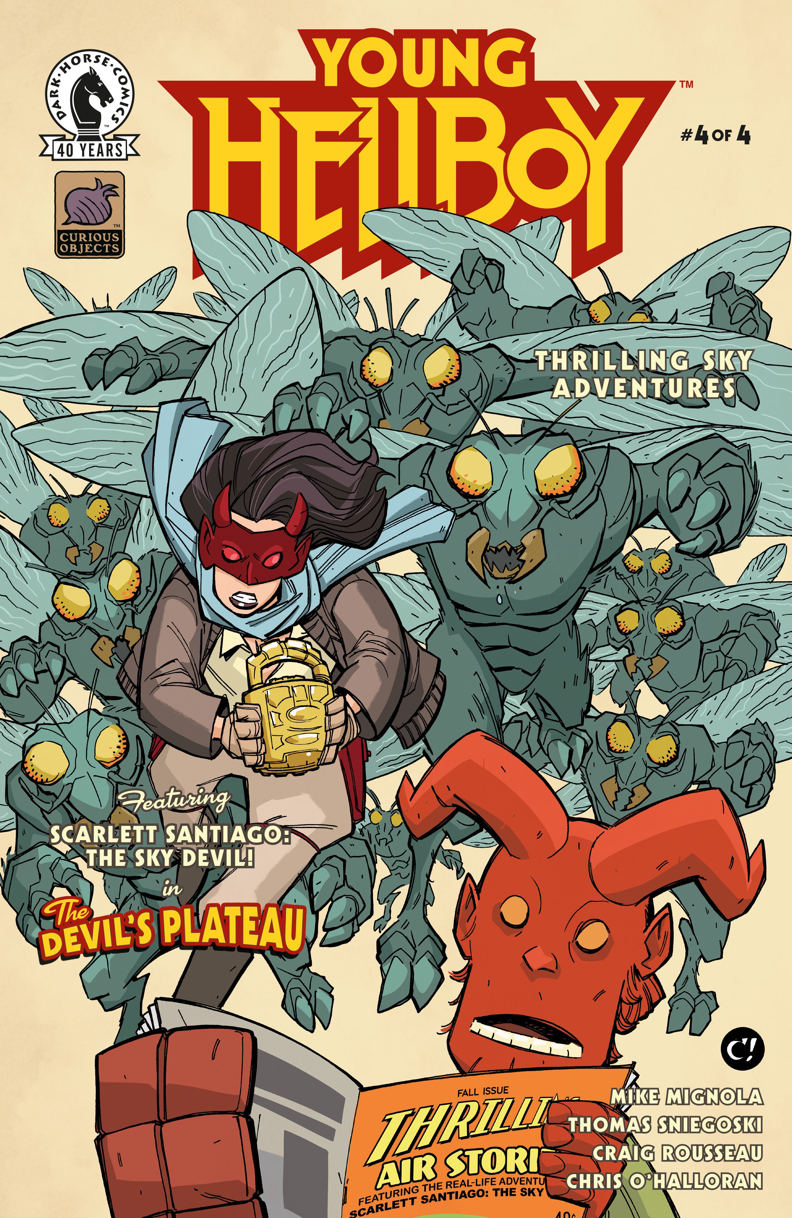YOUNG HELLBOY: THRILLING SKY ADVENTURES #4 CVR A CRAIG ROUSSEAU