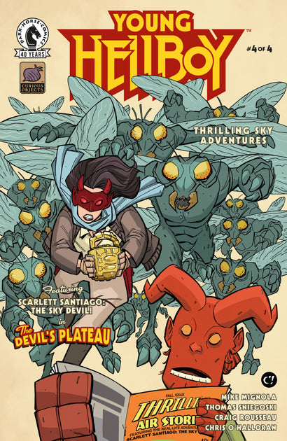 YOUNG HELLBOY: THRILLING SKY ADVENTURES #4 CVR A CRAIG ROUSSEAU