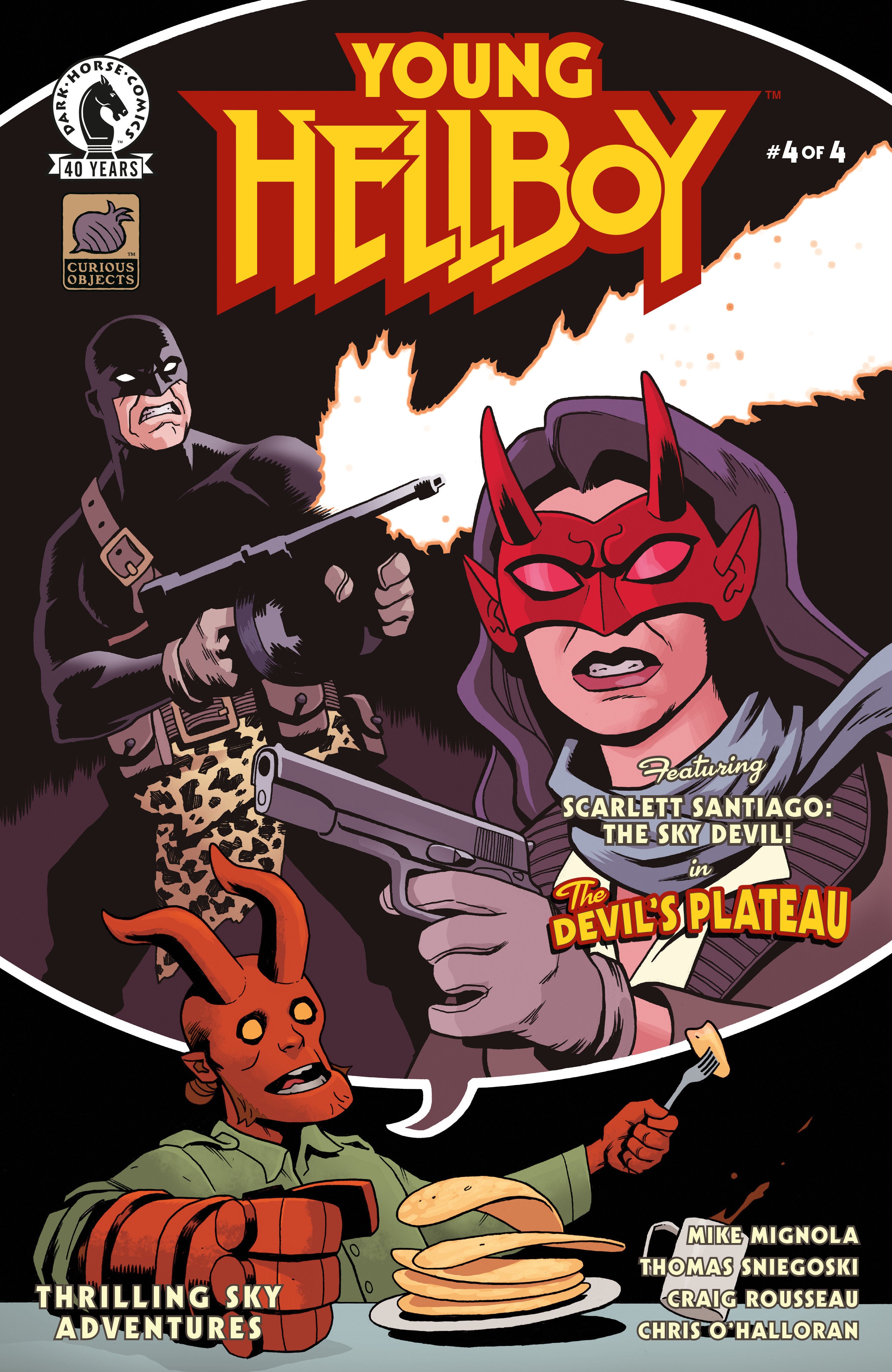 YOUNG HELLBOY: THRILLING SKY ADVENTURES #4 CVR B BEN STENBECK