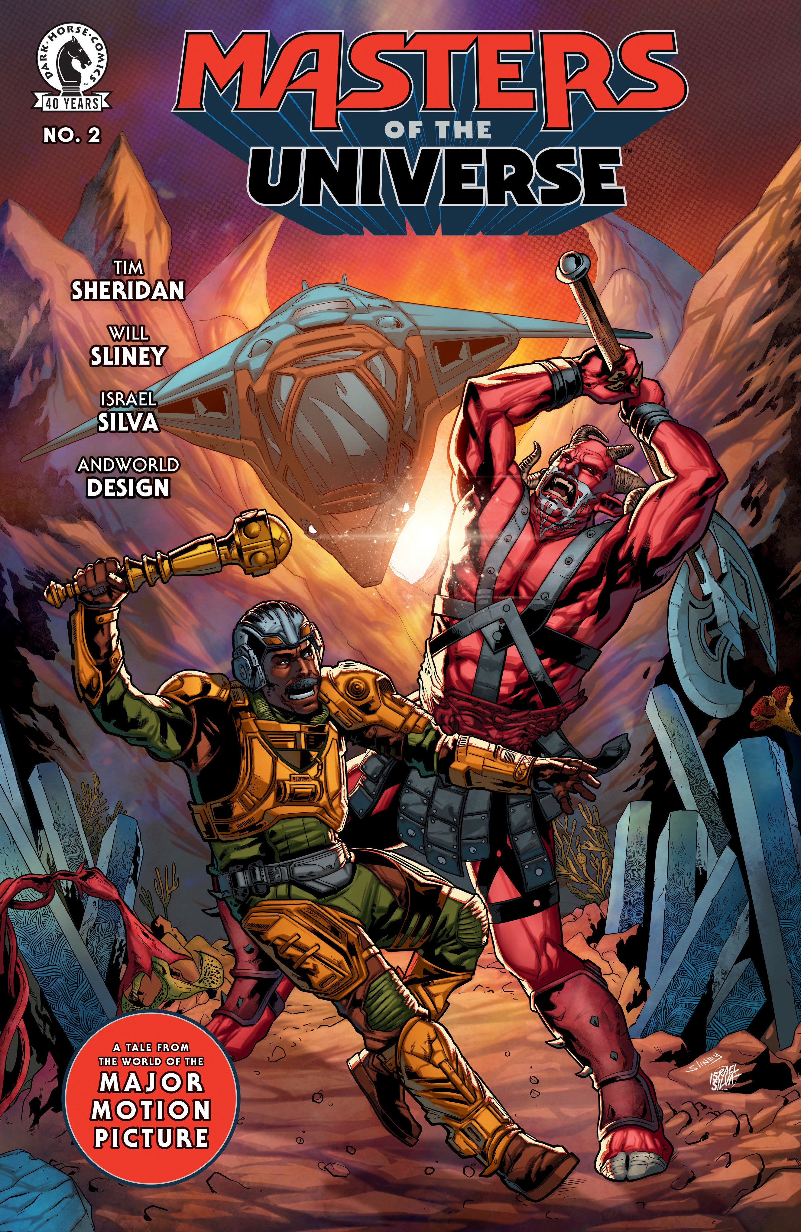 HE-MAN AND THE MASTERS OF THE UNIVERSE: THE WINGS OF FATE #2 COVER A WILL SLINEY