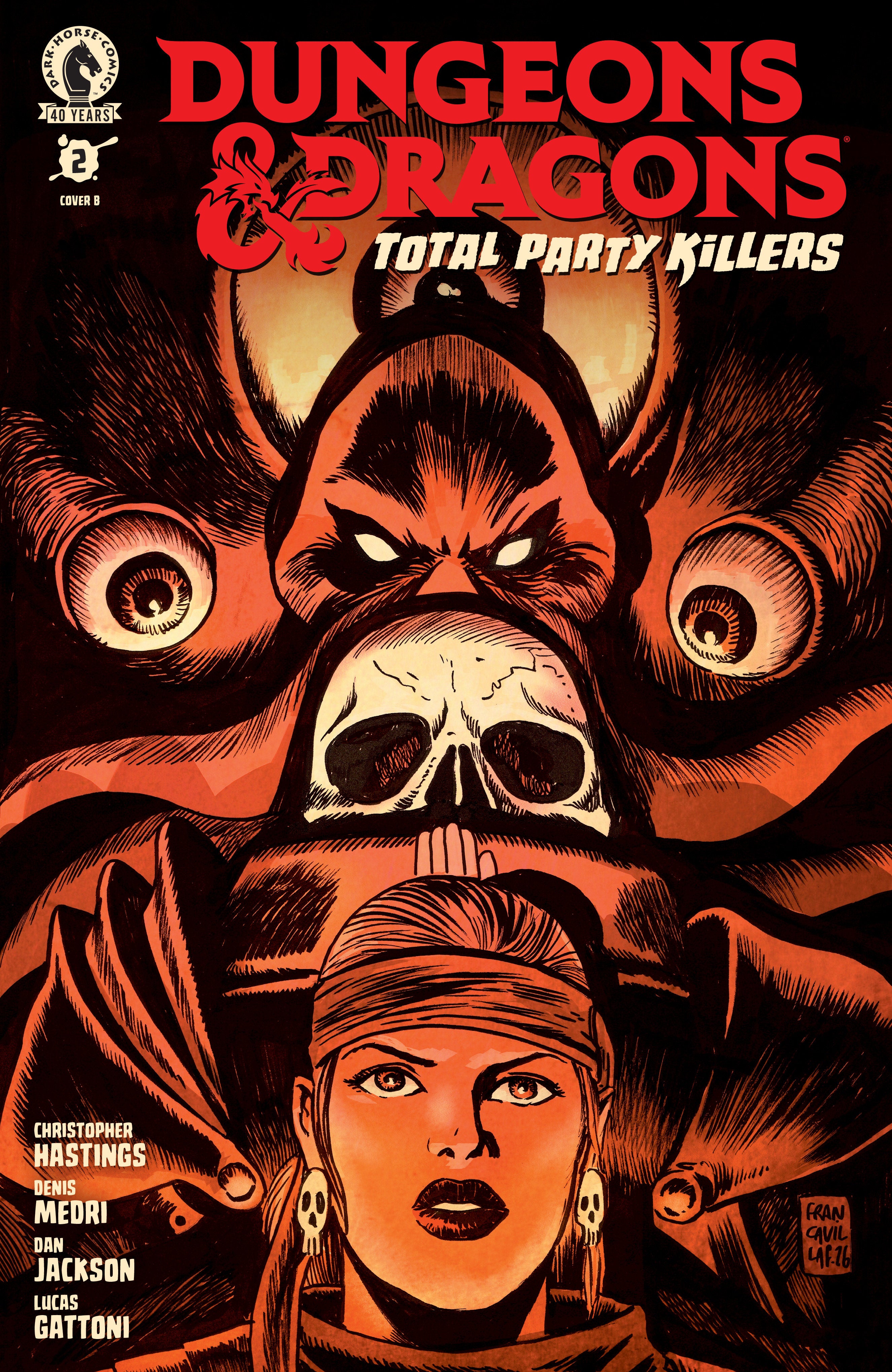 DUNGEONS & DRAGONS: TOTAL PARTY KILLERS #2 CVR B FRANCESCO FRANCAVILLA