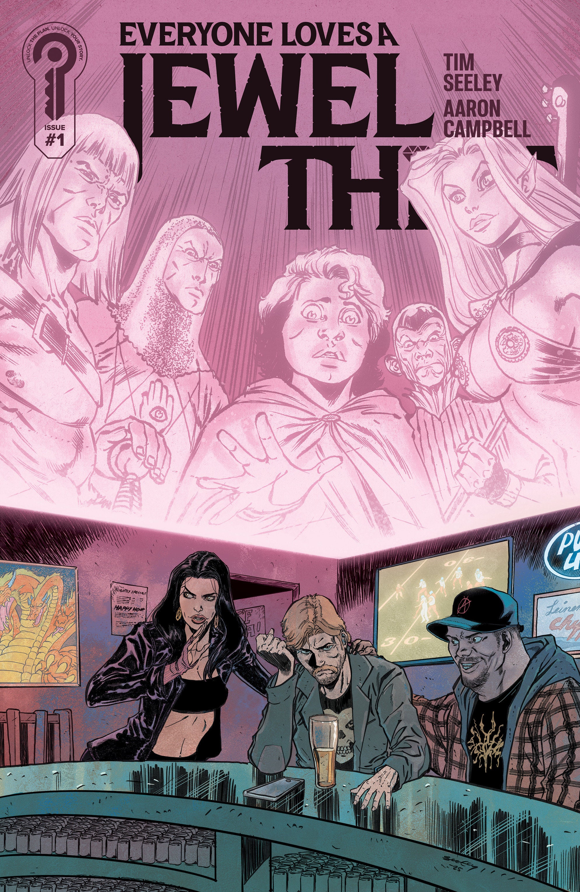 EVERYONE LOVES A JEWEL THIEF #1 COVER B TIM SEELEY