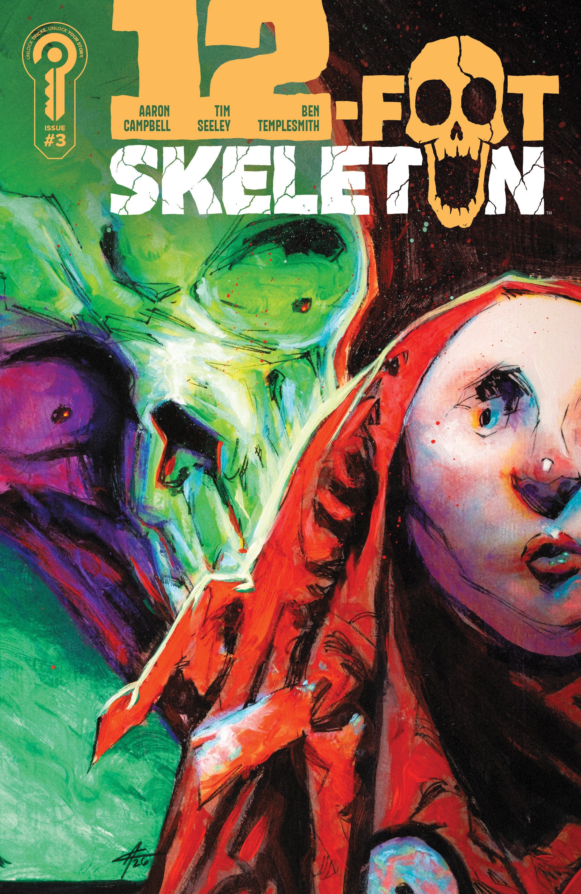 12-FOOT SKELETON #3 COVER B AARON CAMPBELL
