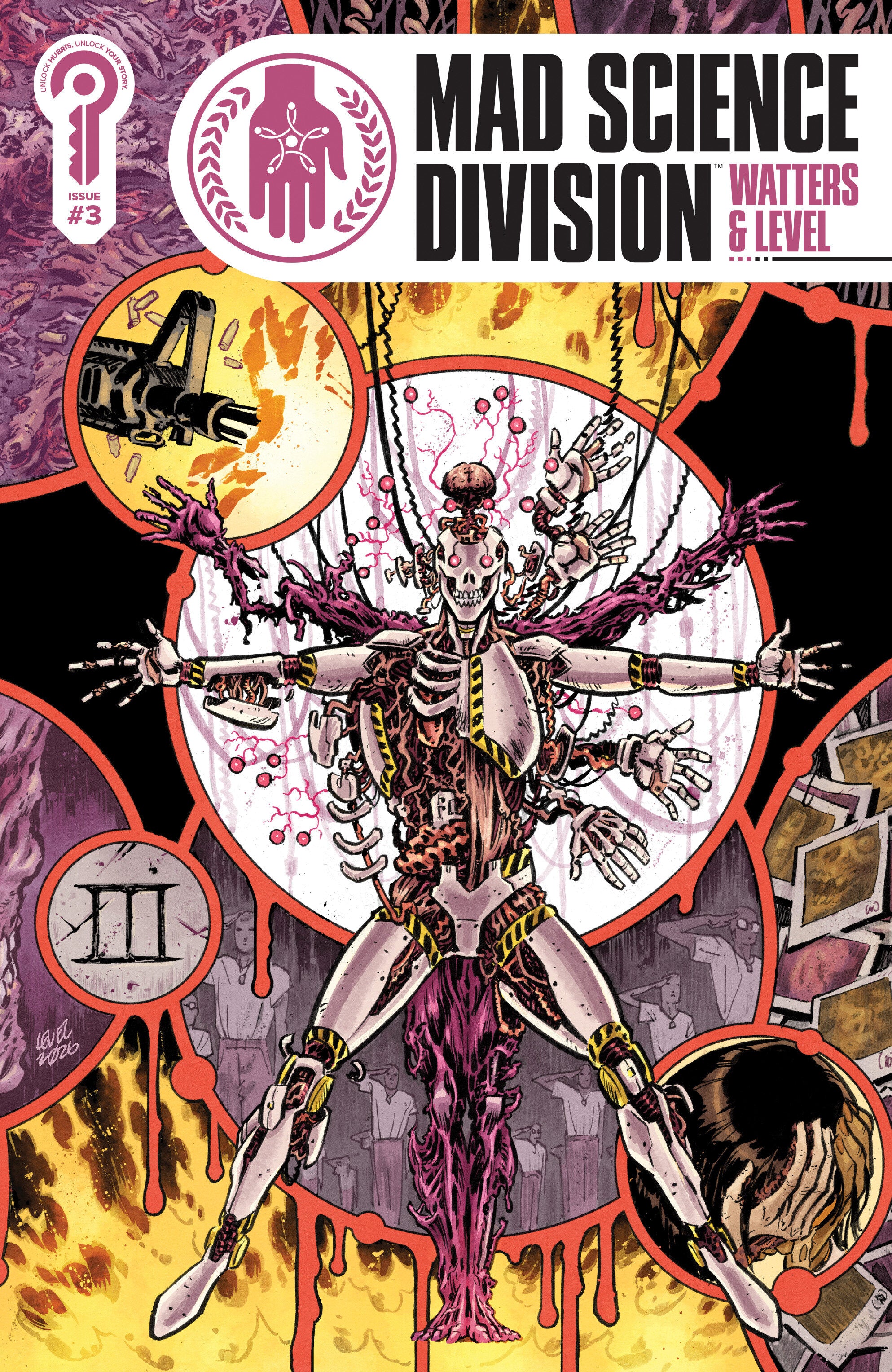 MAD SCIENCE DIVISION #3 COVER A BRIAN LEVEL