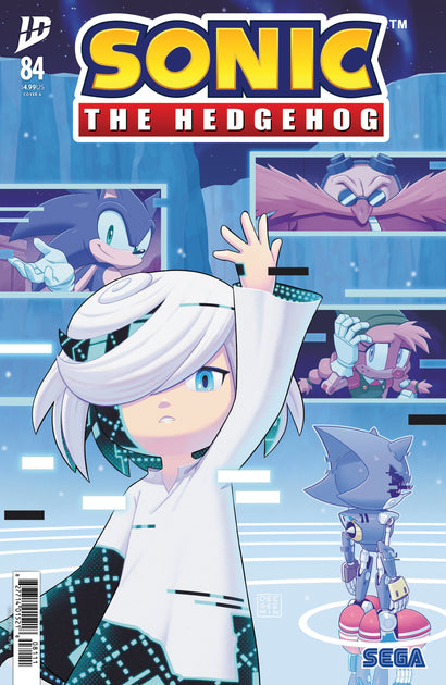 SONIC THE HEDGEHOG #84 COVER A KIM