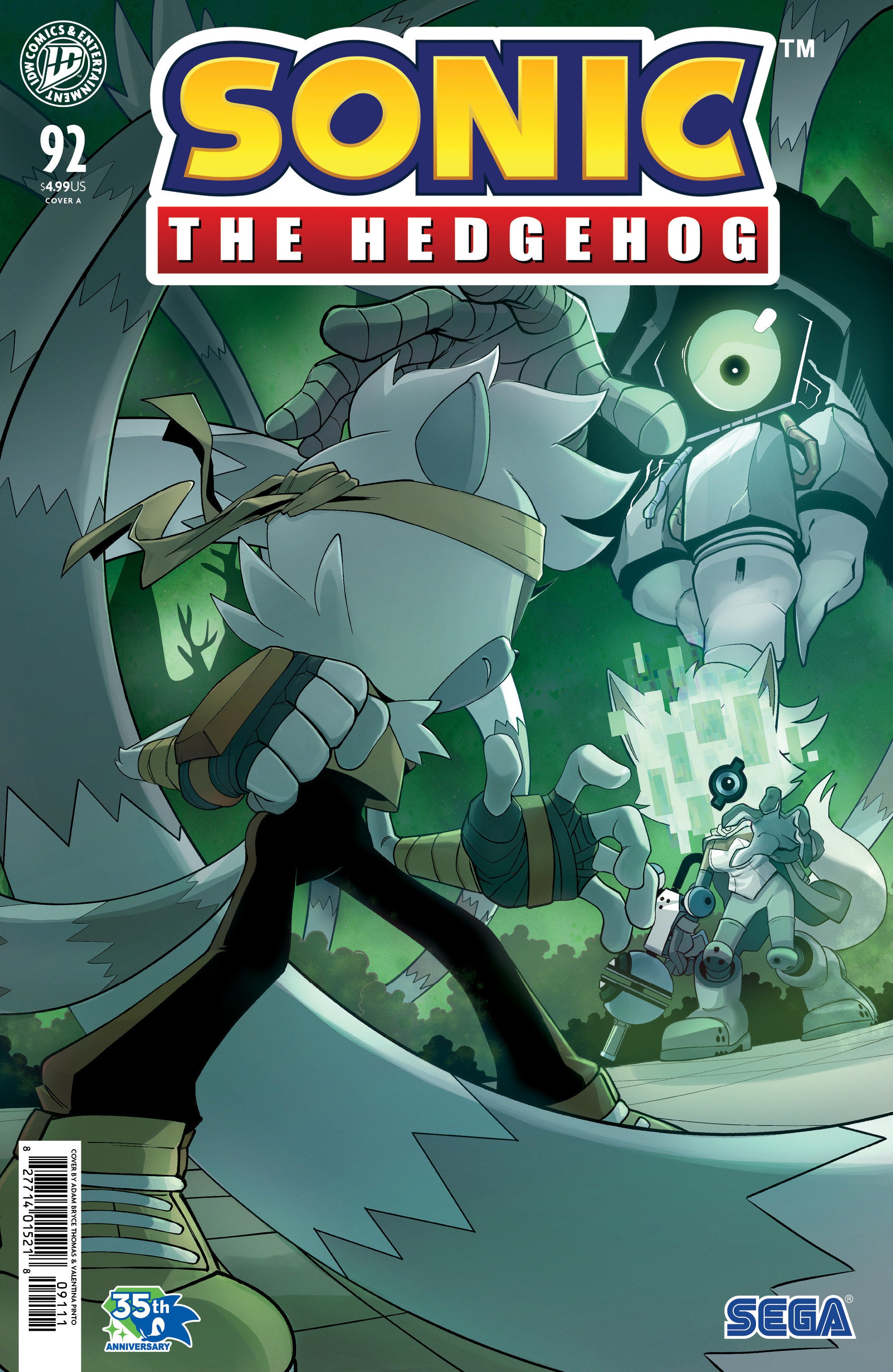 SONIC THE HEDGEHOG #92 COVER A (THOMAS)
