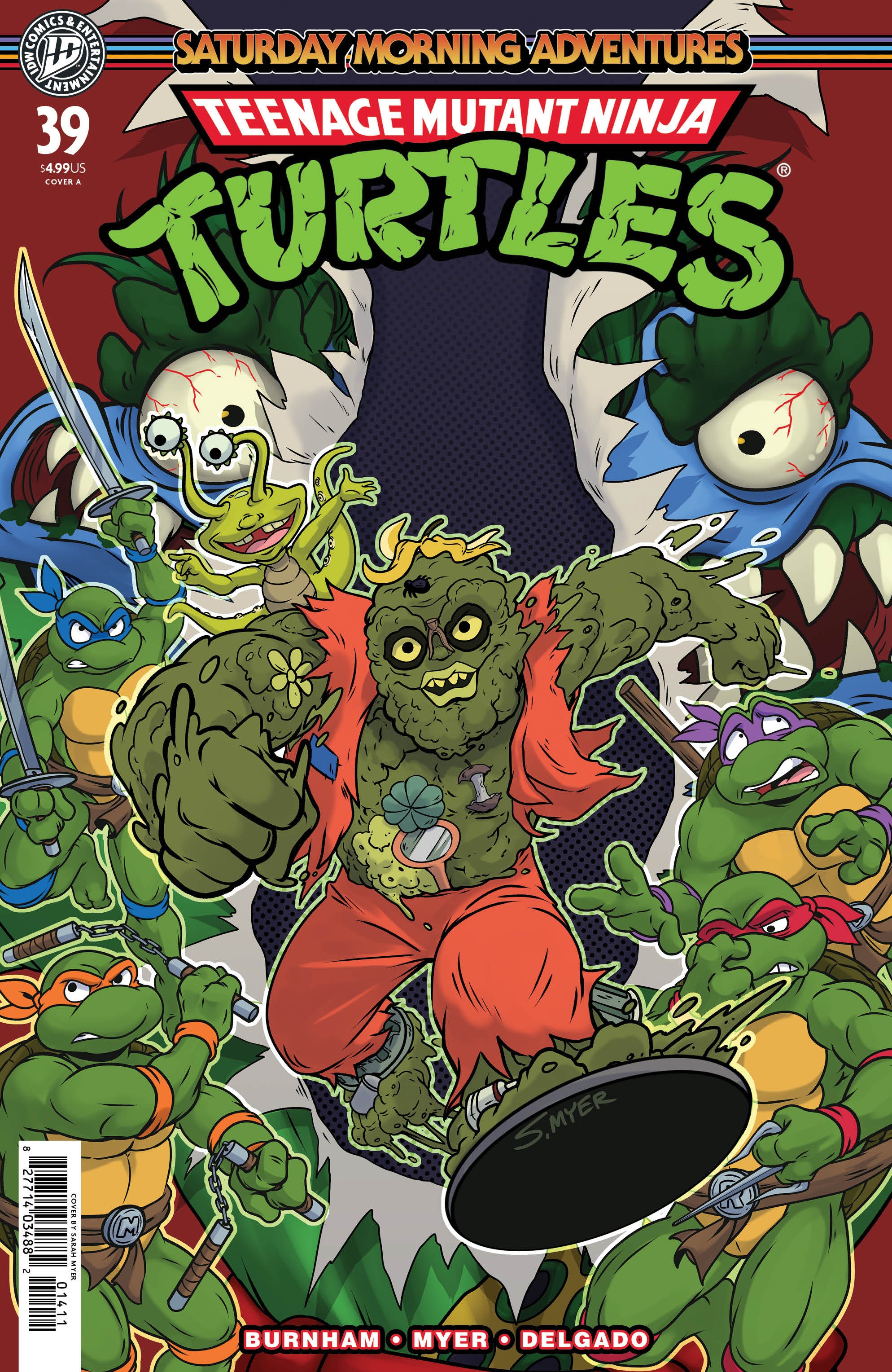TEENAGE MUTANT NINJA TURTLES: SATURDAY MORNING ADVENTURES #39 COVER A MYER