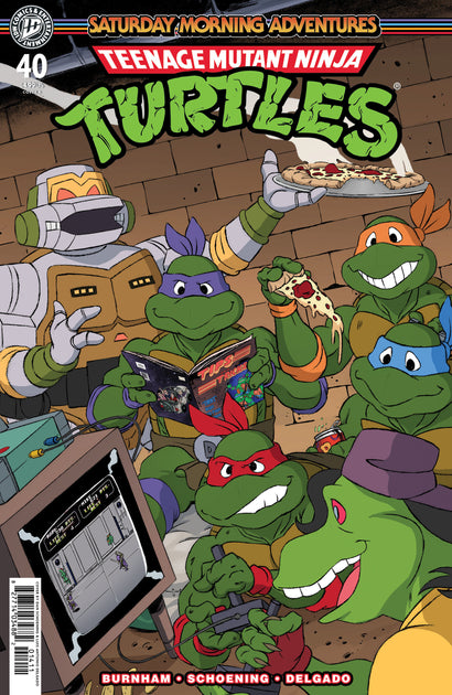 TEENAGE MUTANT NINJA TURTLES: SATURDAY MORNING ADVENTURES #40 COVER A SCHOENING
