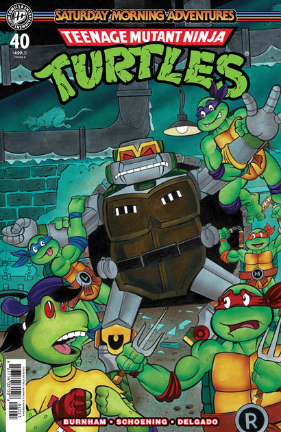 TEENAGE MUTANT NINJA TURTLES: SATURDAY MORNING ADVENTURES #40 VARIANT B LAVIGNE