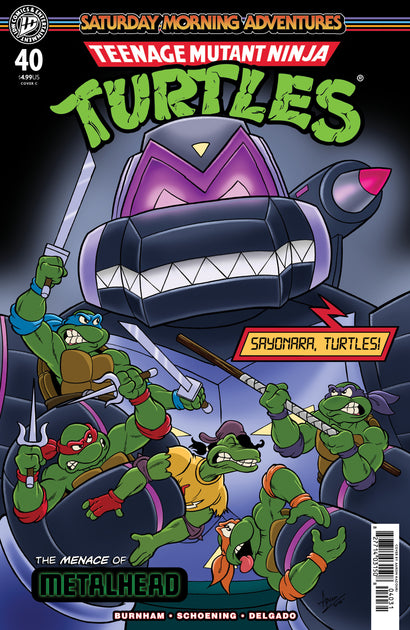 TEENAGE MUTANT NINJA TURTLES: SATURDAY MORNING ADVENTURES #40 VARIANT C HAZOURI