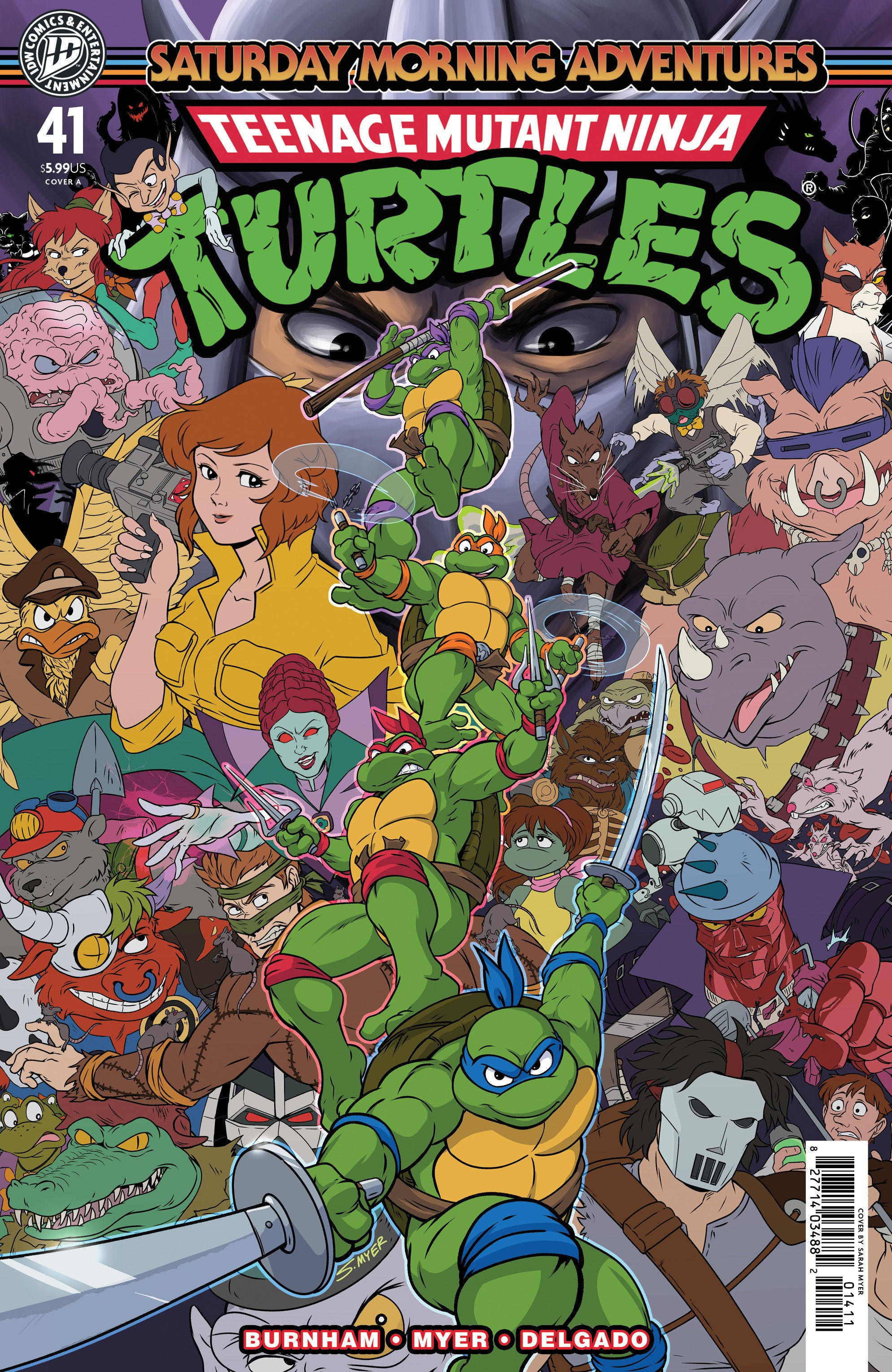 TEENAGE MUTANT NINJA TURTLES: SATURDAY MORNING ADVENTURES #41 COVER A MYER