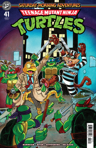 TEENAGE MUTANT NINJA TURTLES: SATURDAY MORNING ADVENTURES #41 VARIANT B LAVIGNE