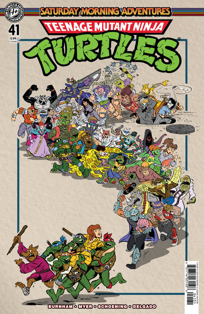 TEENAGE MUTANT NINJA TURTLES: SATURDAY MORNING ADVENTURES #41 VARIANT C MITCHRONEY