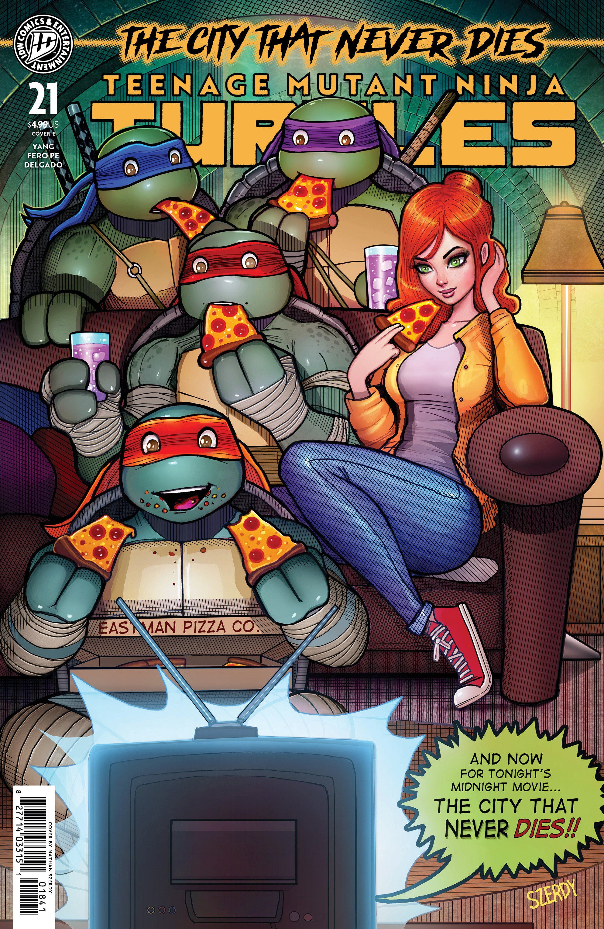 TEENAGE MUTANT NINJA TURTLES #21 VARIANT E SZERDY