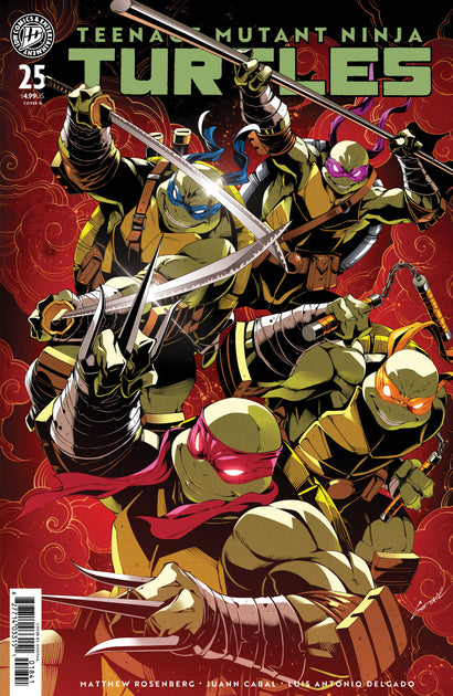 TEENAGE MUTANT NINJA TURTLES #25 VARIANT B (GODTAIL COVER SET)