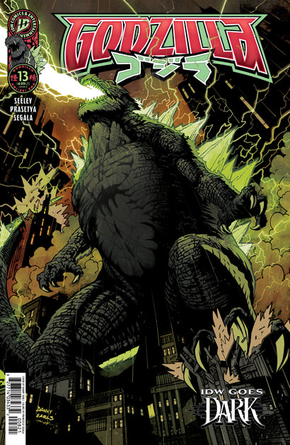 GODZILLA [KAI-SEI ERA] #13 VARIANT D EARLS IDW GOES DARK VARIANT