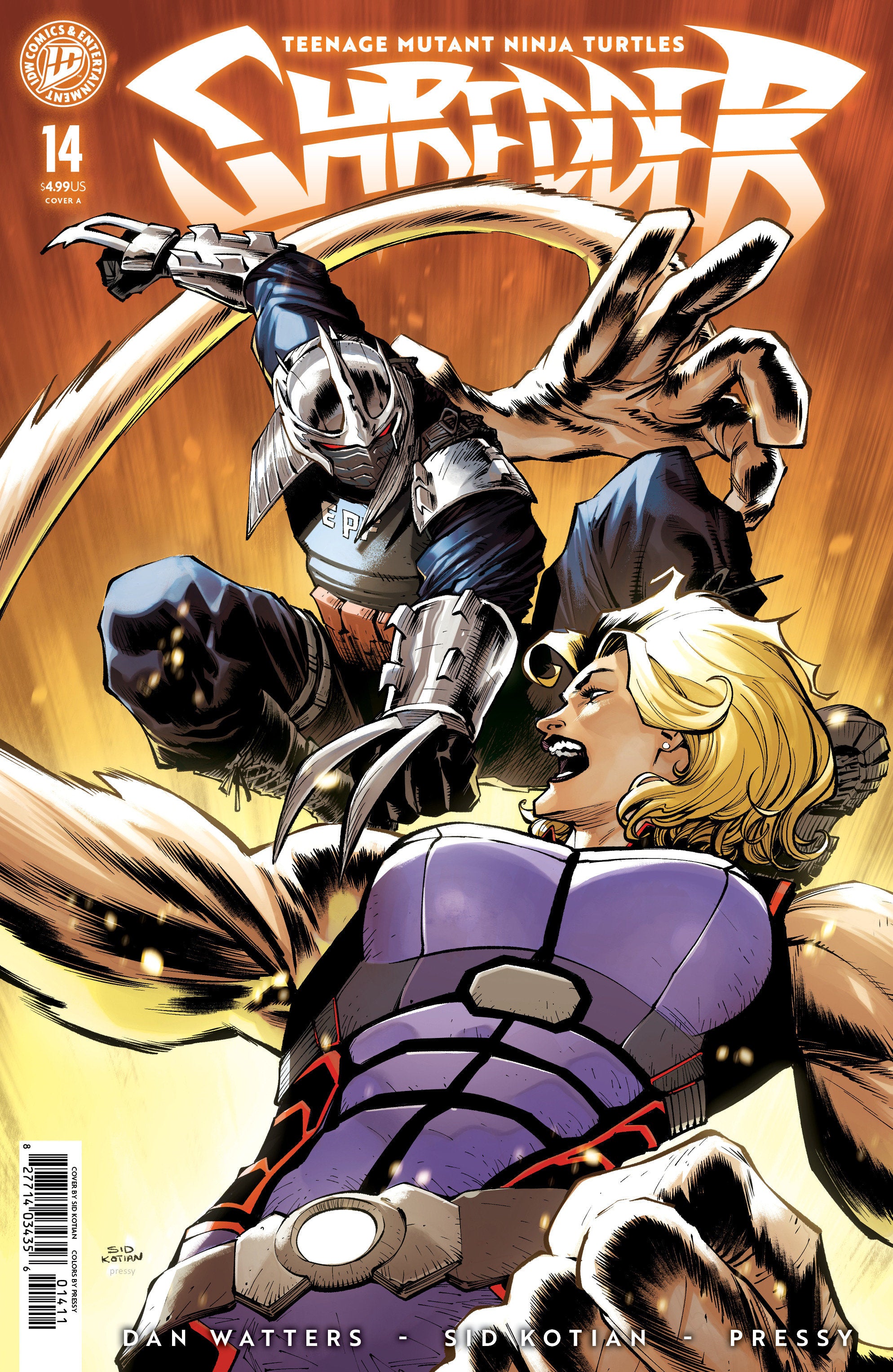 TEENAGE MUTANT NINJA TURTLES: SHREDDER #14 COVER A (KOTIAN)