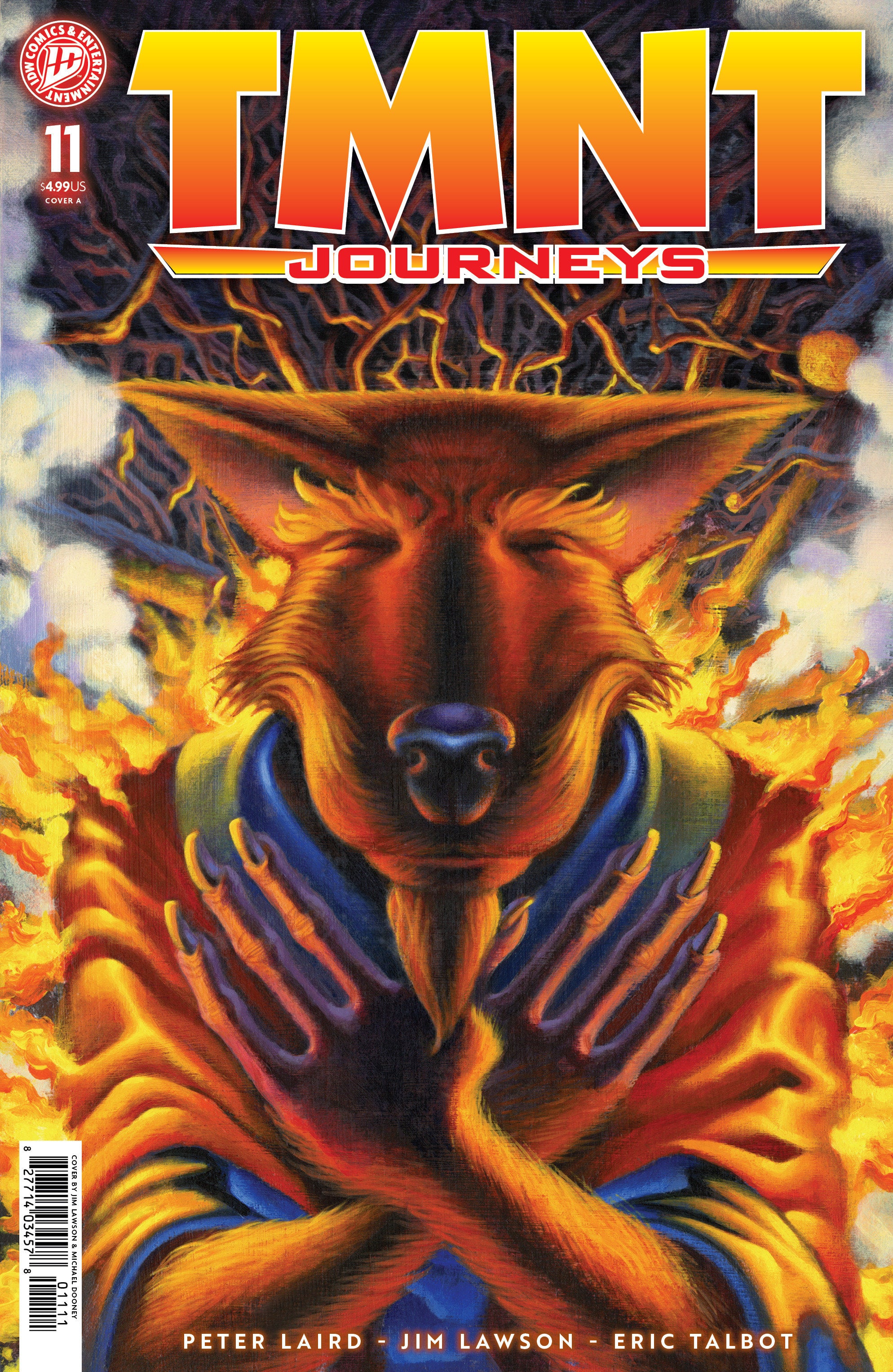 TMNT: JOURNEYS #11 COVER A DOONEY & LAWSON