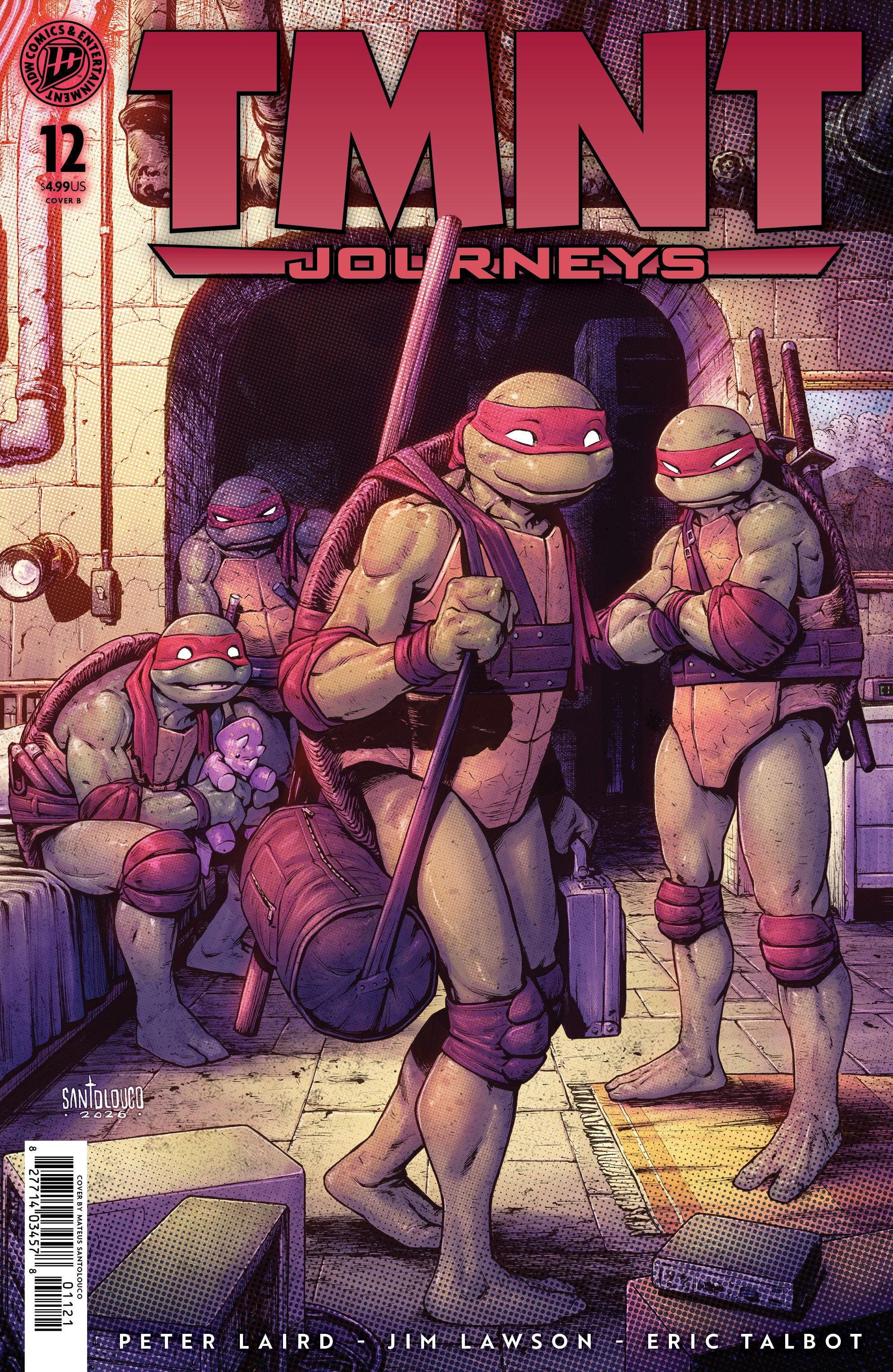 TMNT: JOURNEYS #12 VARIANT B SANTOLOUCO
