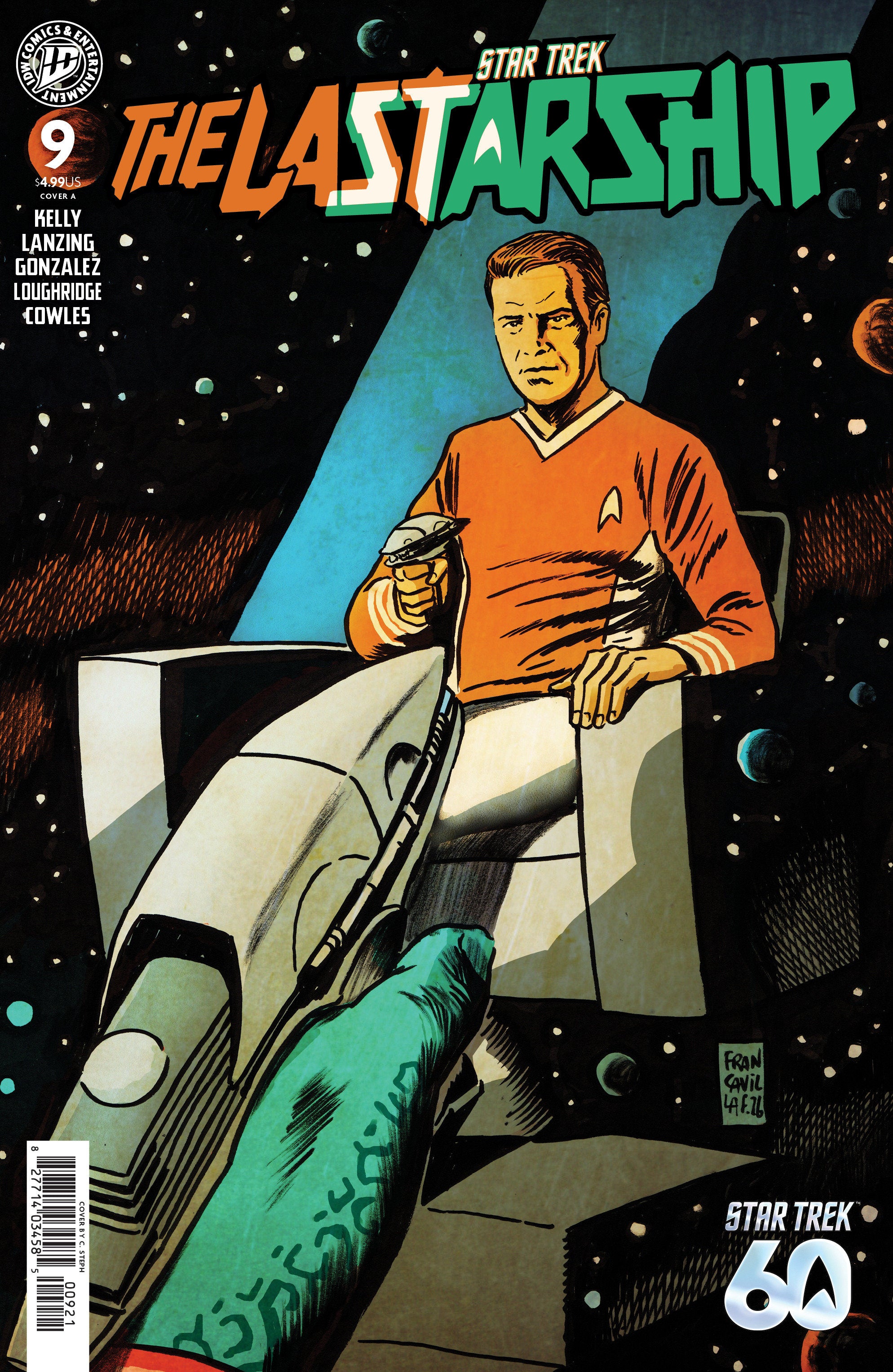 STAR TREK: THE LAST STARSHIP #9 COVER A FRANCAVILLA