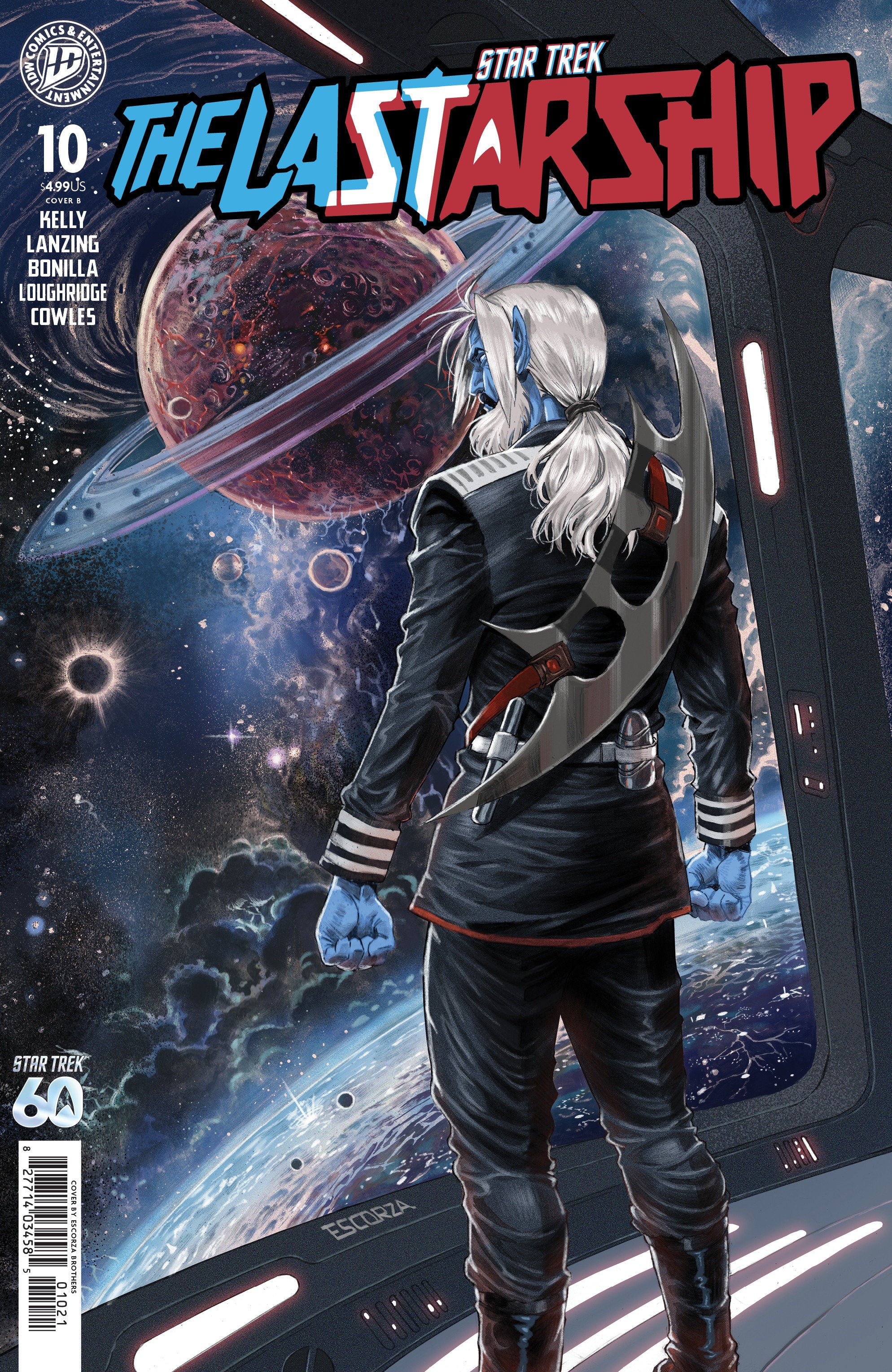 STAR TREK: THE LAST STARSHIP #10 VARIANT B ESCORZA BROTHERS