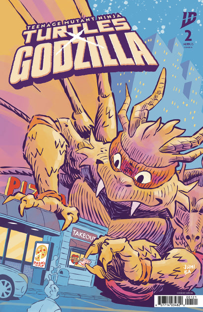 TEENAGE MUTANT NINJA TURTLES X GODZILLA #2 VARIANT B BA