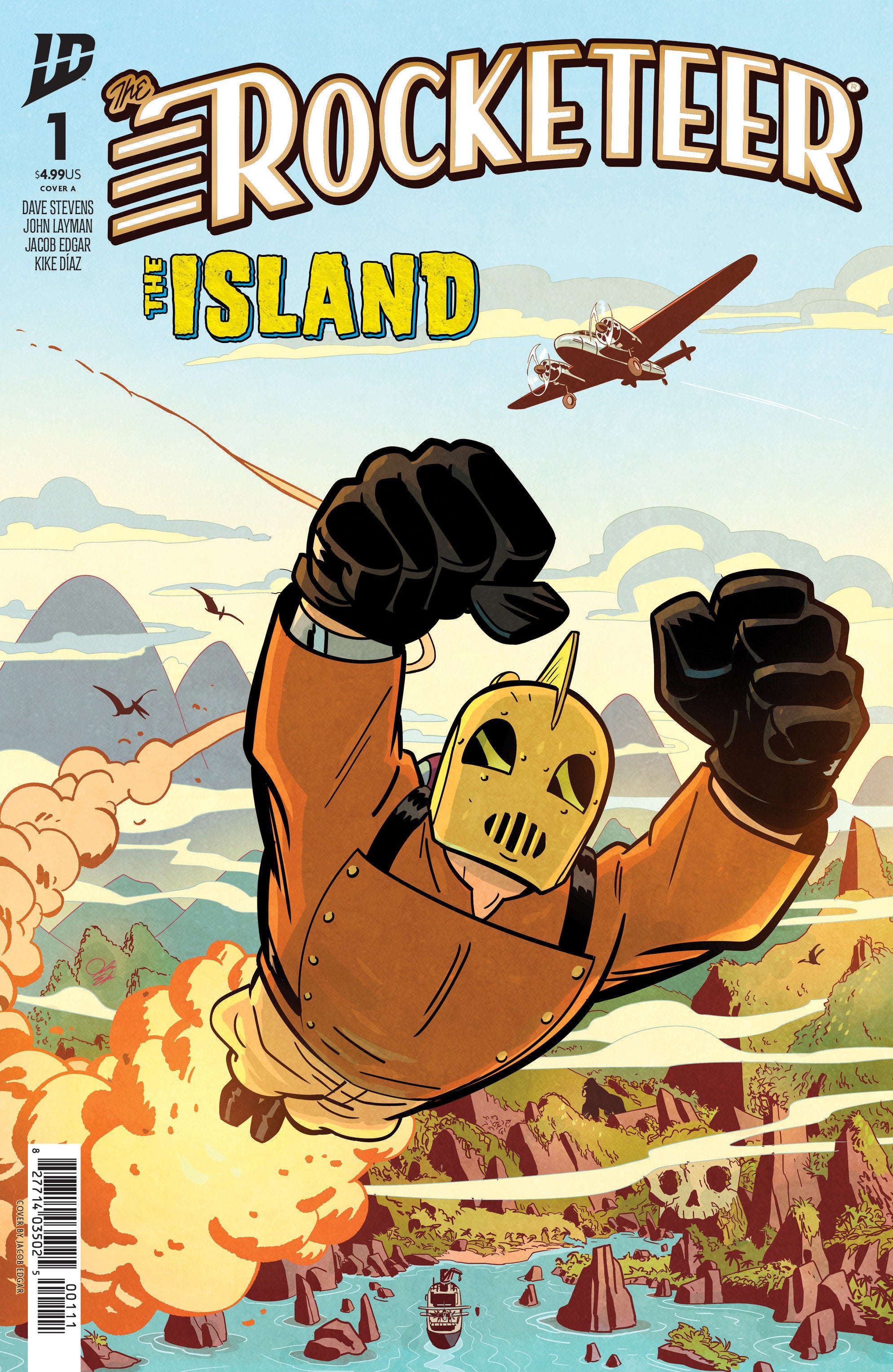 THE ROCKETEER: THE ISLAND #1 COVER A EDGAR