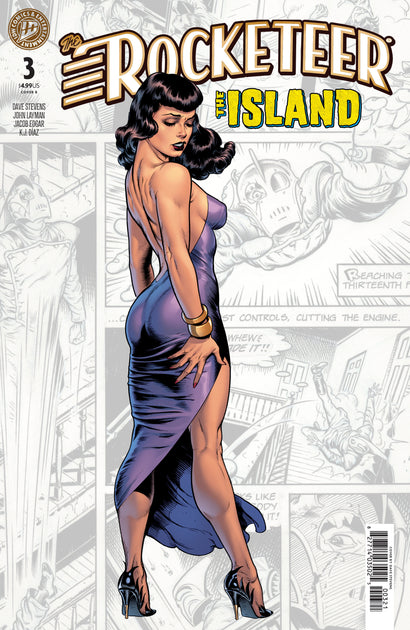 THE ROCKETEER: THE ISLAND #3 COVER B STEVENS