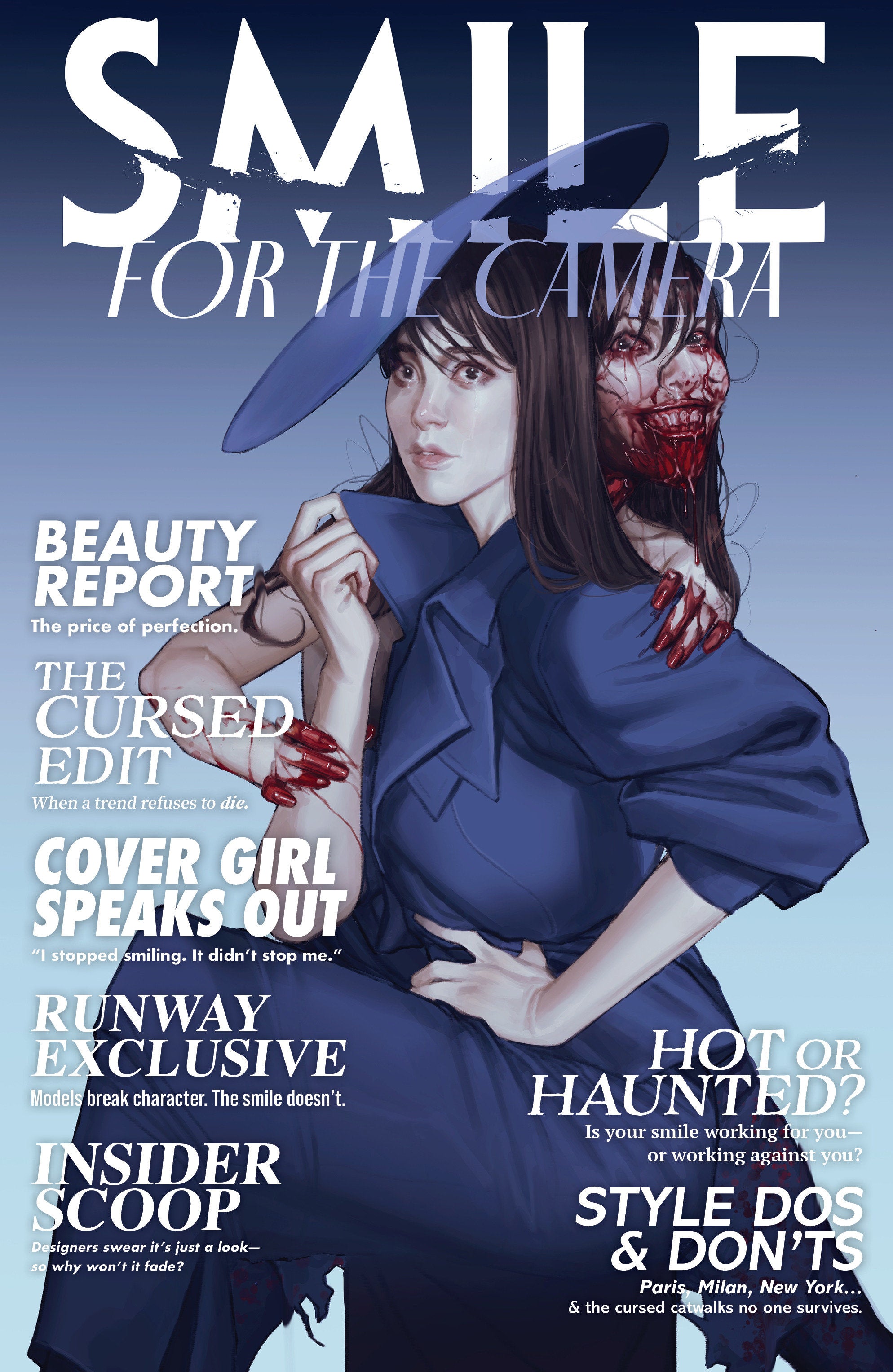 SMILE: FOR THE CAMERA #3 COVER C SWABY FASHION MAGAZINE COVER