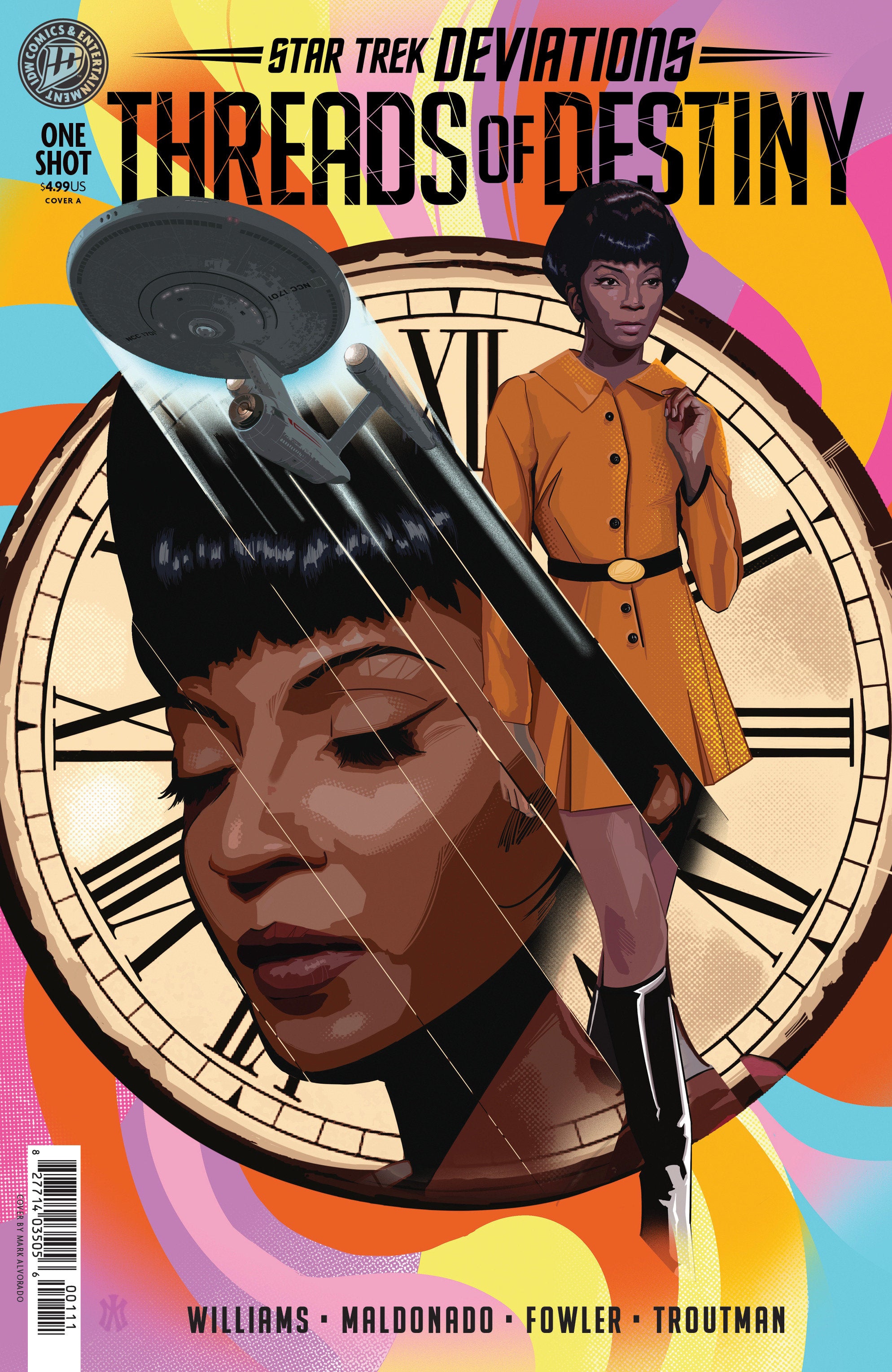 STAR TREK: DEVIATIONS--THREADS OF DESTINY COVER A ALVARADO